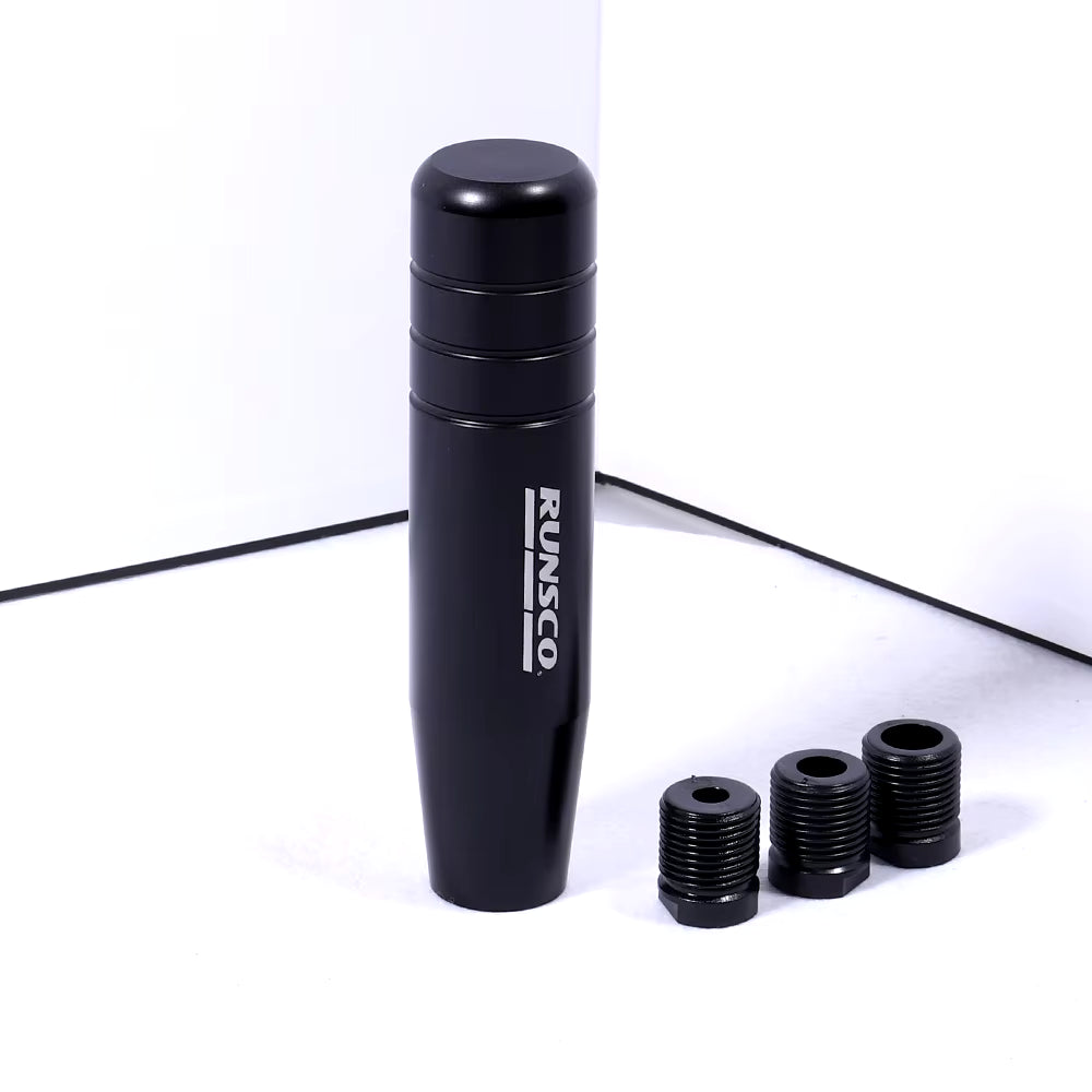 Runsco Anodized Aluminum Shift Knob Black The Night Shift Performance Street Gear by The Night Shift Automotive Apparel