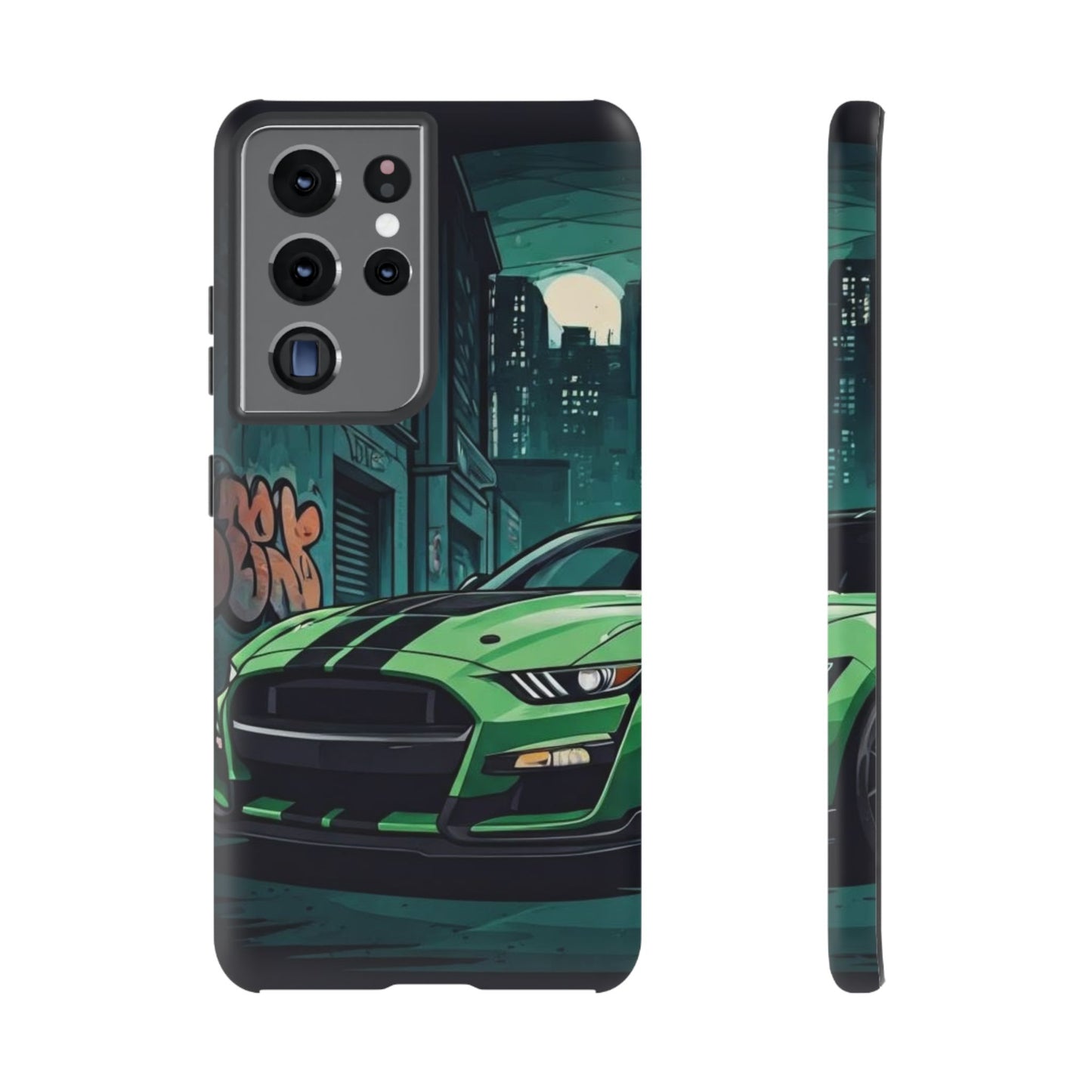 Ford Mustang Shelby GT500 Street Life-Dual Layer Ultra Tough Phone Case Samsung Galaxy S21 Ultra Matte Printify by The Night Shift Automotive Apparel