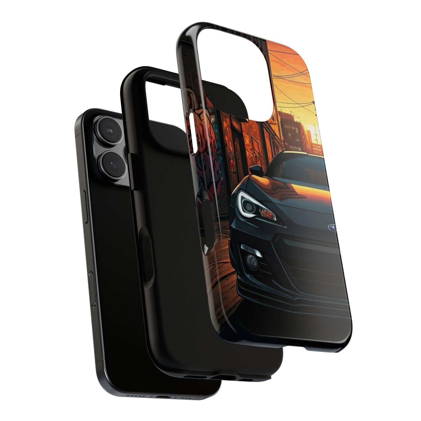 Subaru BRZ Street Life-Dual Layer Ultra Tough Phone Case Printify by The Night Shift Automotive Apparel