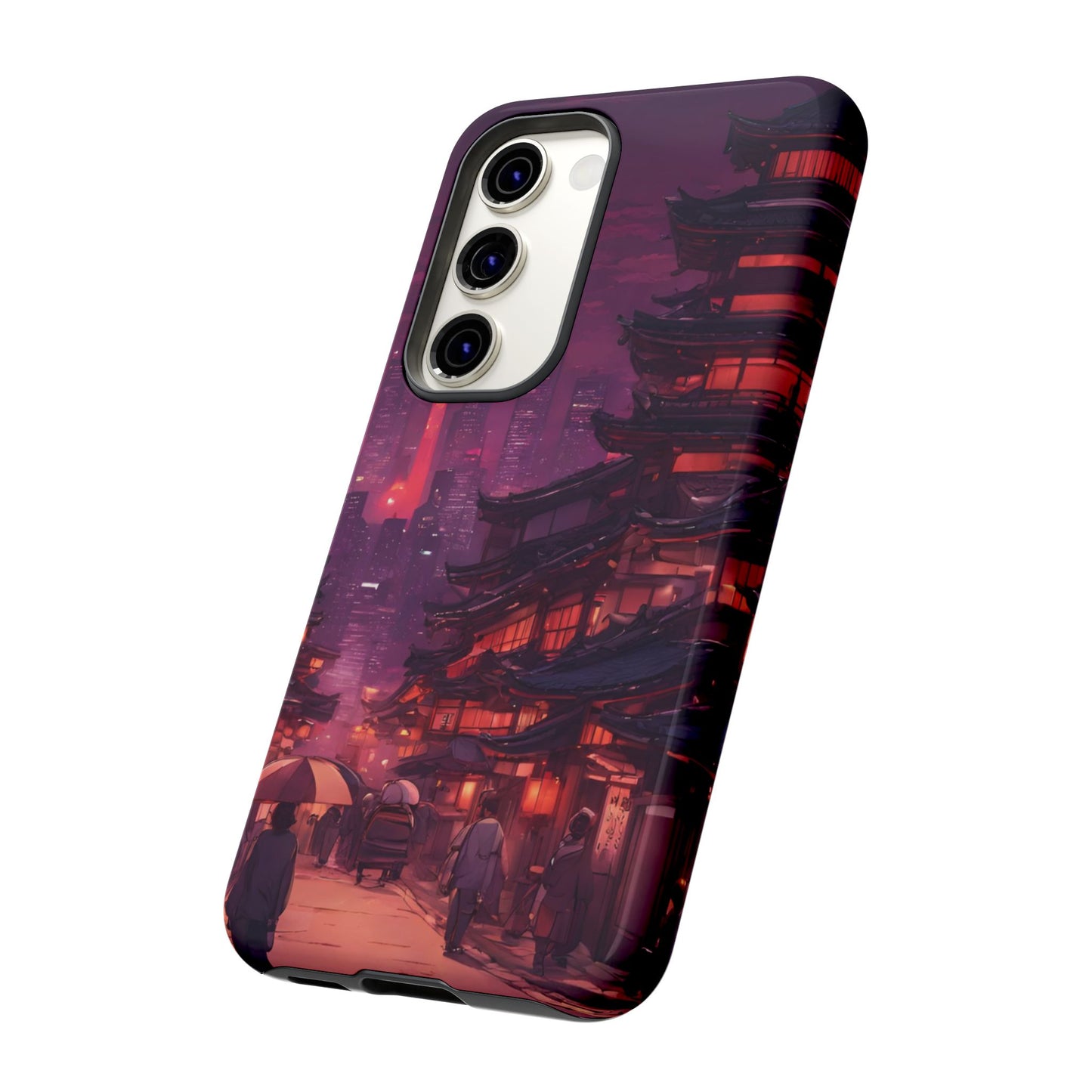 Traditional Japanese Village Countryside-Dual Layer Ultra Tough Phone Case Printify by The Night Shift Automotive Apparel