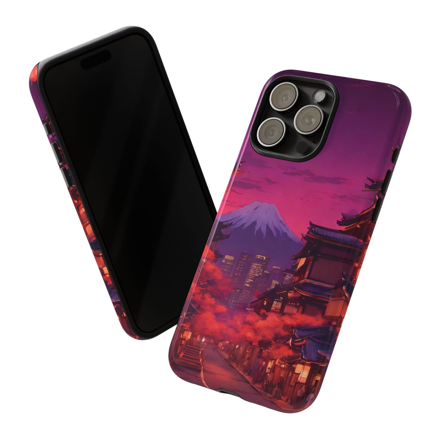 Traditional Japanese Village Countryside-Dual Layer Ultra Tough Phone Case Printify by The Night Shift Automotive Apparel
