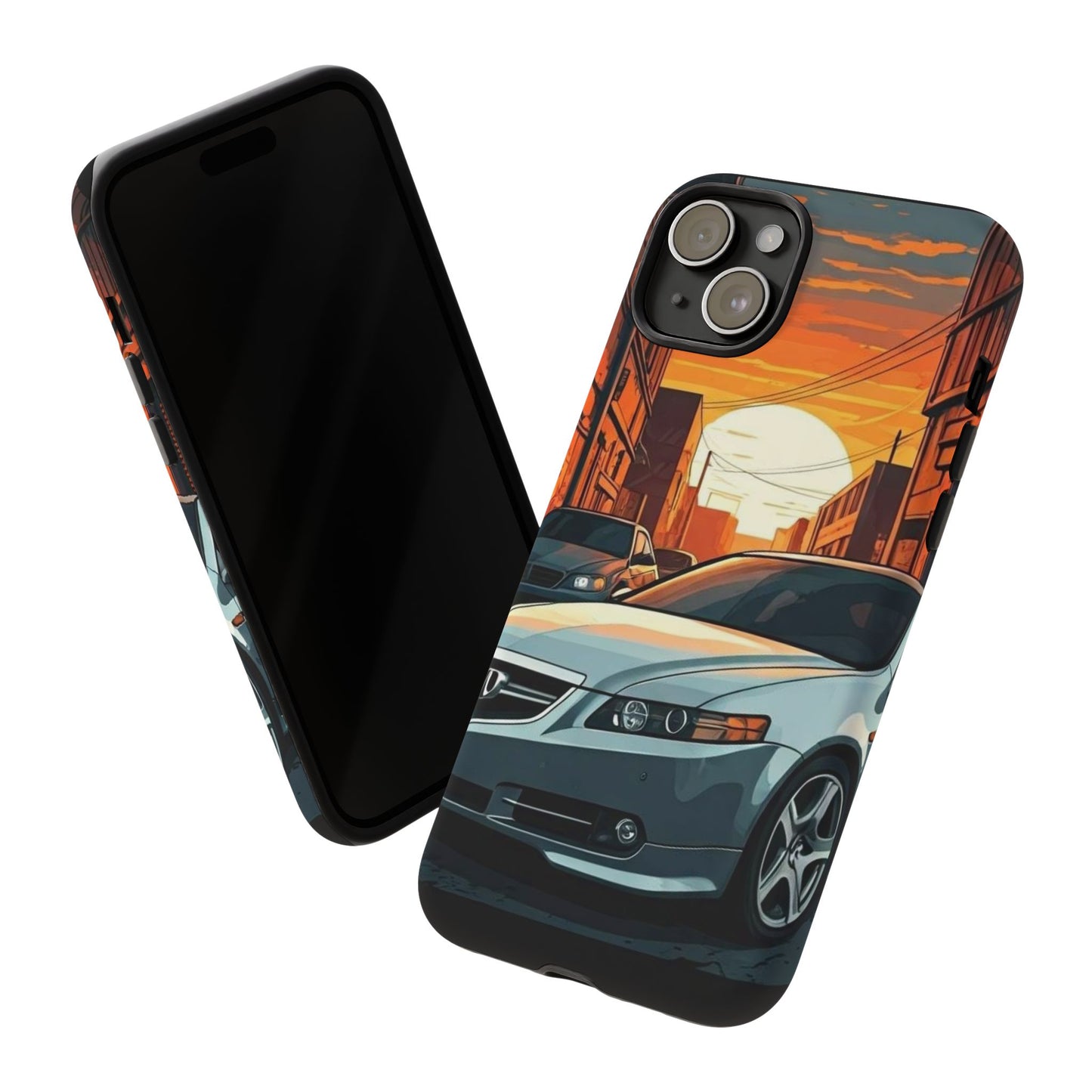 Acura TL Street Life-Dual Layer Ultra Tough Phone Case Printify by The Night Shift Automotive Apparel