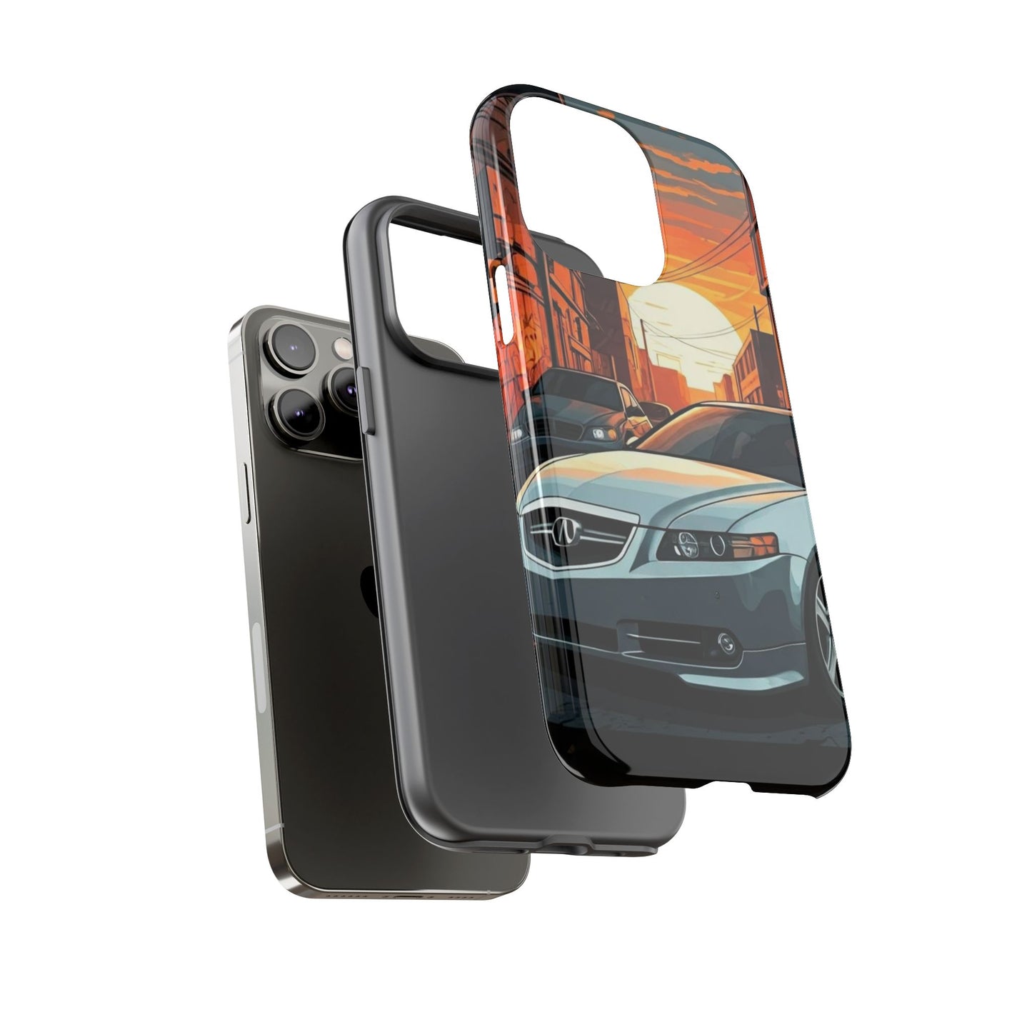 Acura TL Street Life-Dual Layer Ultra Tough Phone Case Printify by The Night Shift Automotive Apparel