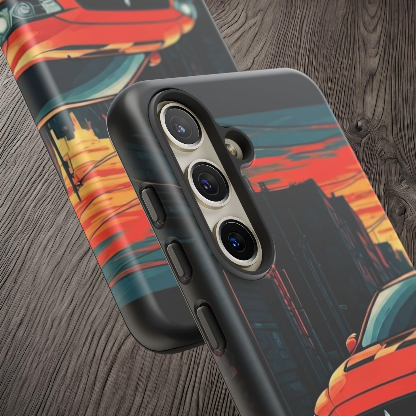 Mitsubishi Evo X Street Life-Dual Layer Ultra Tough Phone Case Printify by The Night Shift Automotive Apparel