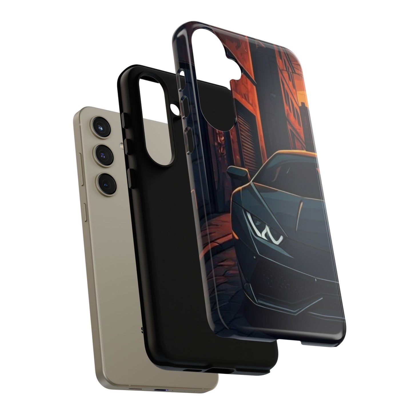 Lamborghini Huracan Street Life-Dual Layer Ultra Tough Phone Case Printify by The Night Shift Automotive Apparel