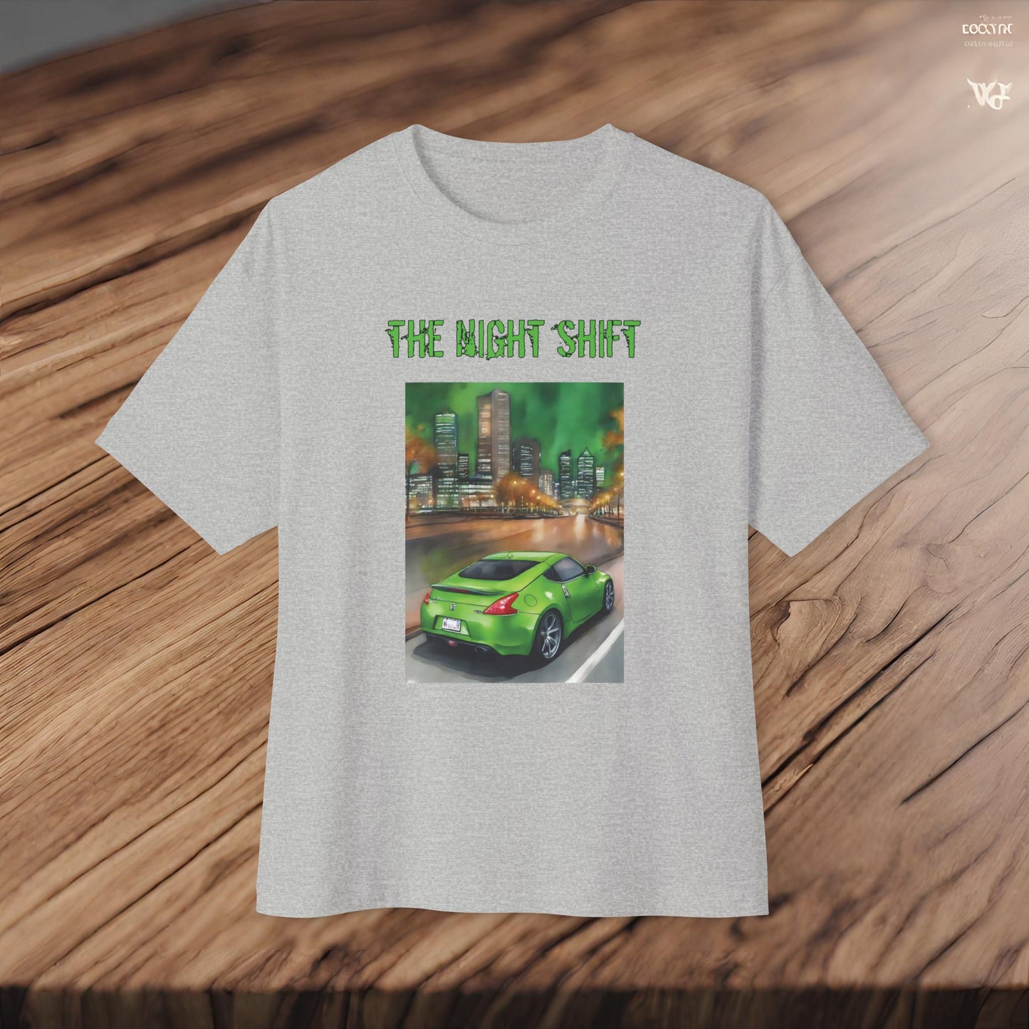 Nissan 370z-Premium, Ultra Soft Unisex Oversized Boxy Tee Printify by The Night Shift Automotive Apparel