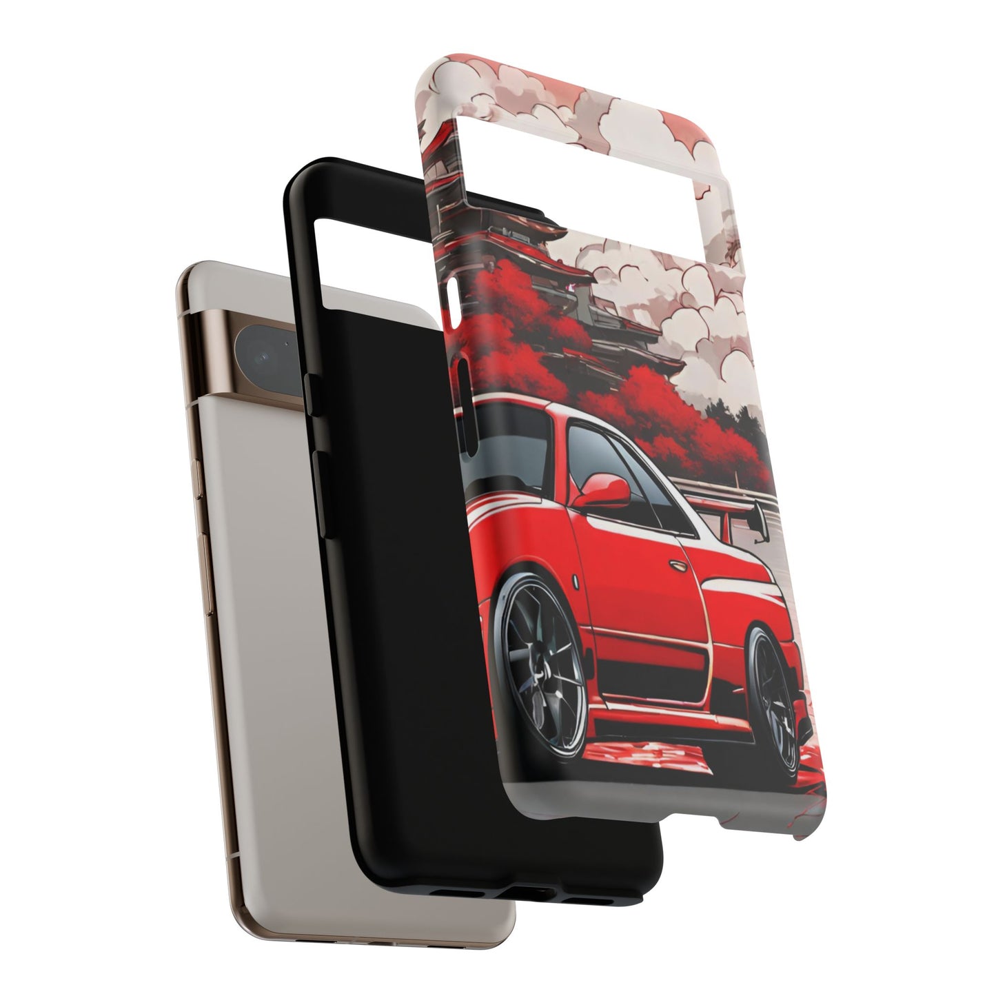 Nissan Skyline R34-Dual Layer Ultra Tough Phone Case Printify by The Night Shift Automotive Apparel