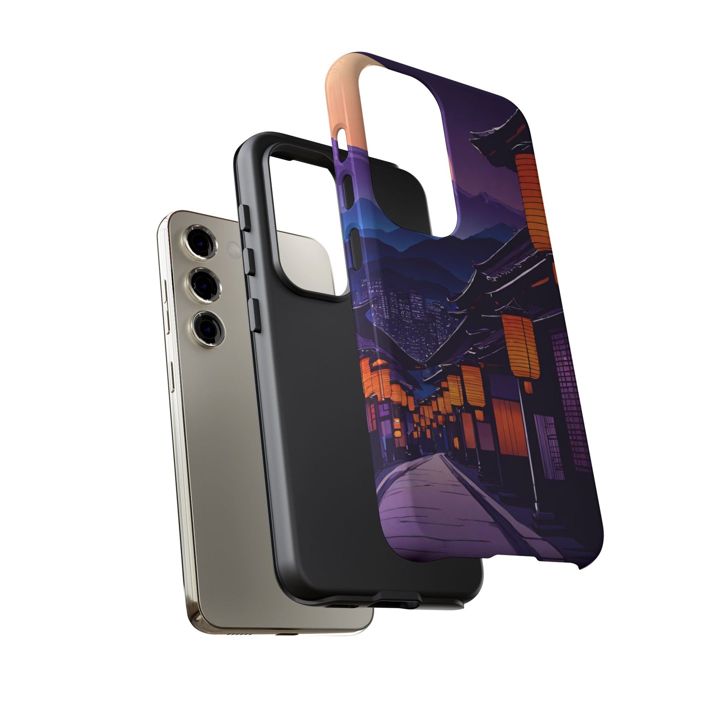 Traditional Japanese Village Countryside-Dual Layer Ultra Tough Phone Case Printify by The Night Shift Automotive Apparel