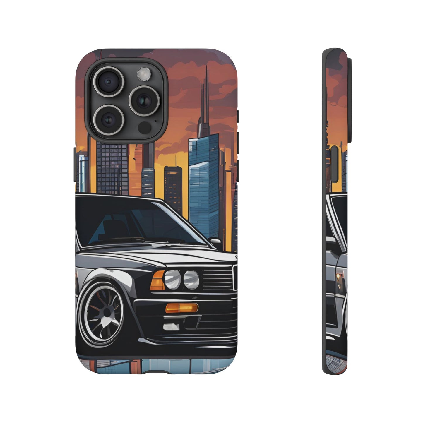 BMW E30 M3-Dual Layer Ultra Tough Phone Case Printify by The Night Shift Automotive Apparel