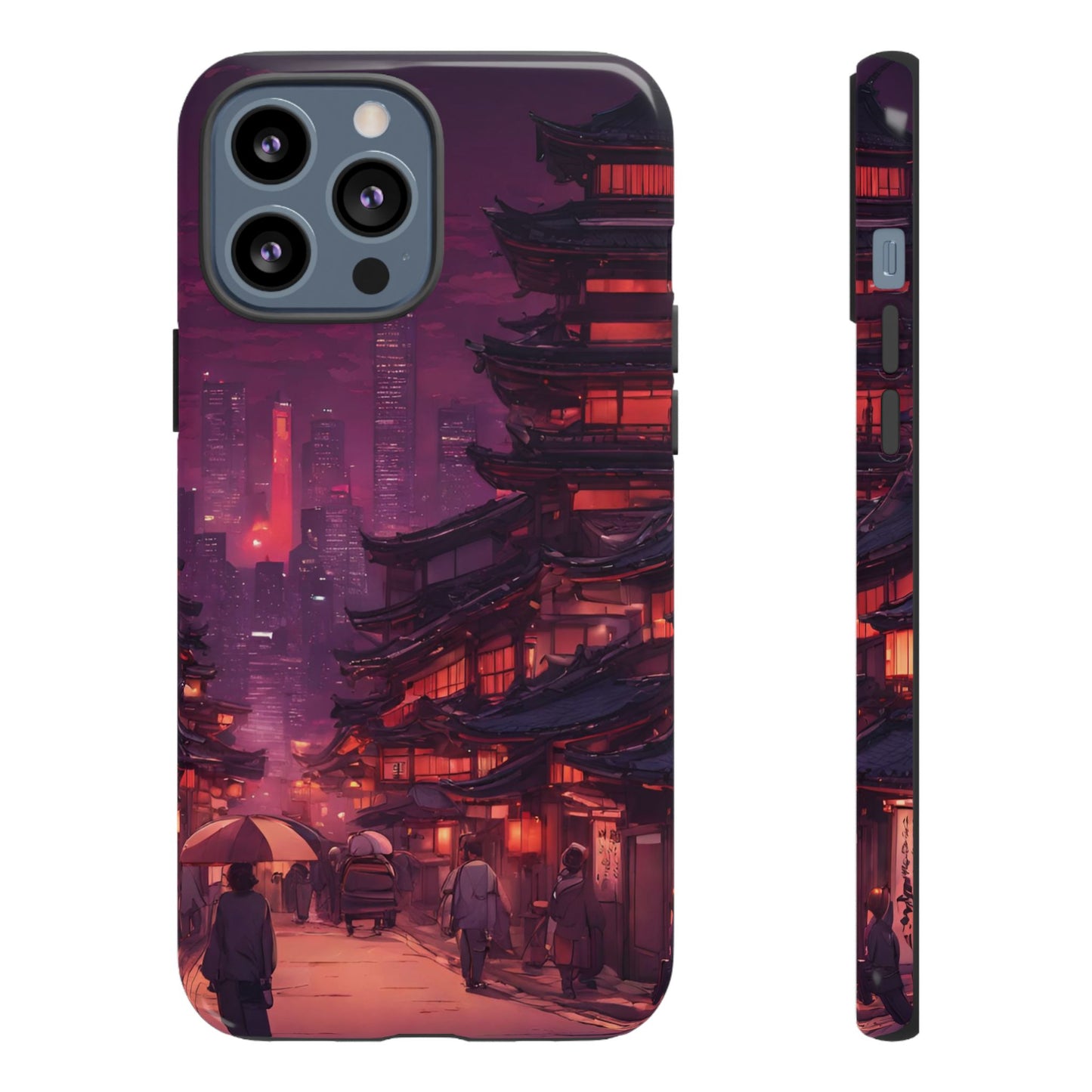Traditional Japanese Village Countryside-Dual Layer Ultra Tough Phone Case Printify by The Night Shift Automotive Apparel