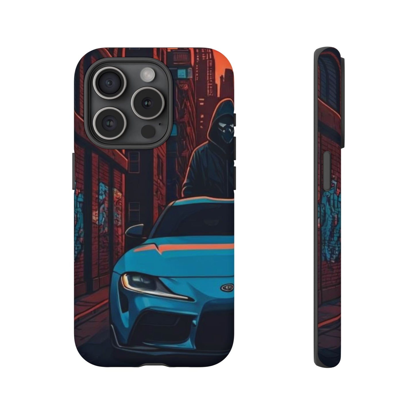 Toyota Supra MK-V Street Life-Dual Layer Ultra Tough Phone Case Printify by The Night Shift Automotive Apparel