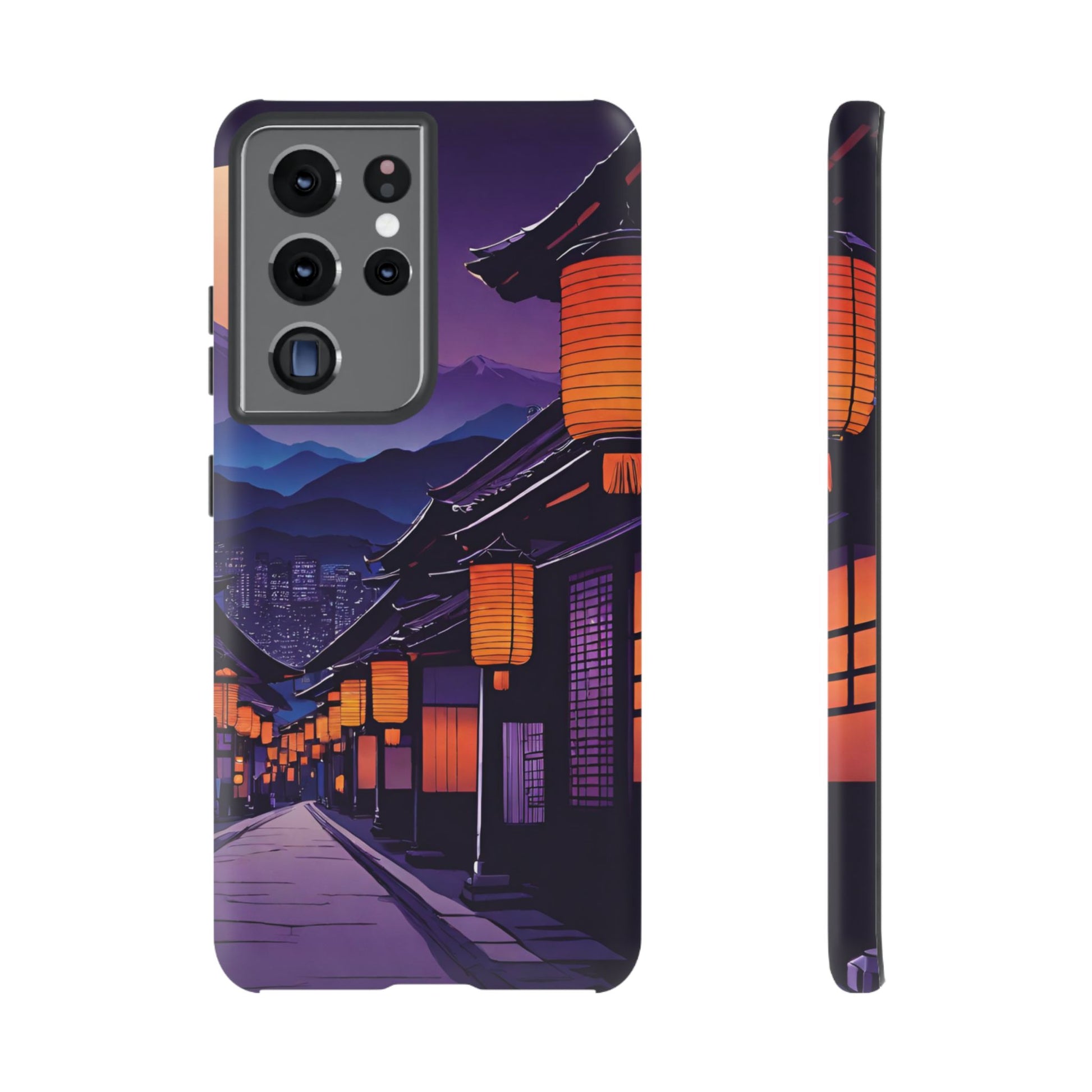 Traditional Japanese Village Countryside-Dual Layer Ultra Tough Phone Case Samsung Galaxy S21 Ultra Matte Printify by The Night Shift Automotive Apparel