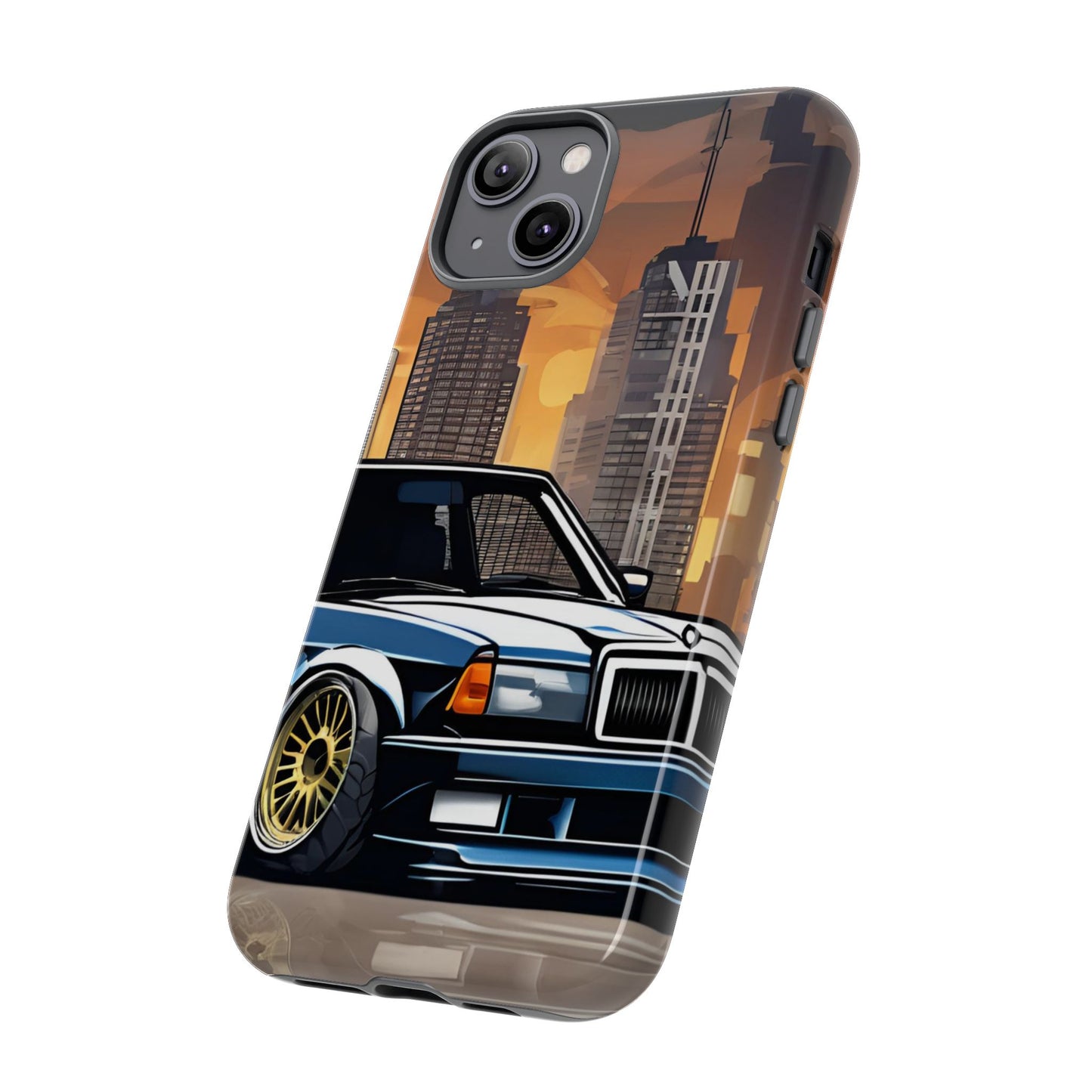 Mercedes Benz 190e Evo-Dual Layer Ultra Tough Phone Case Printify by The Night Shift Automotive Apparel