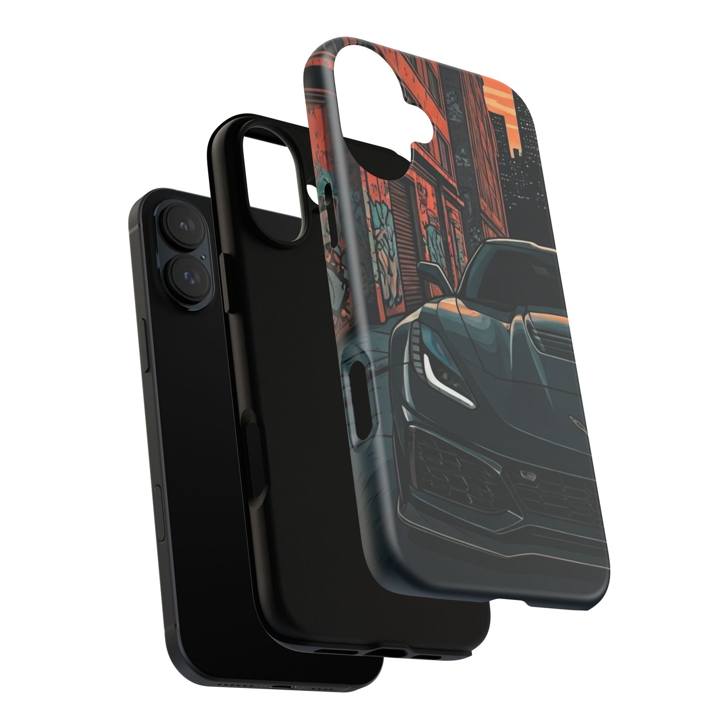 Chevy Corvette C7 Street Life-Dual Layer Ultra Tough Phone Case Printify by The Night Shift Automotive Apparel