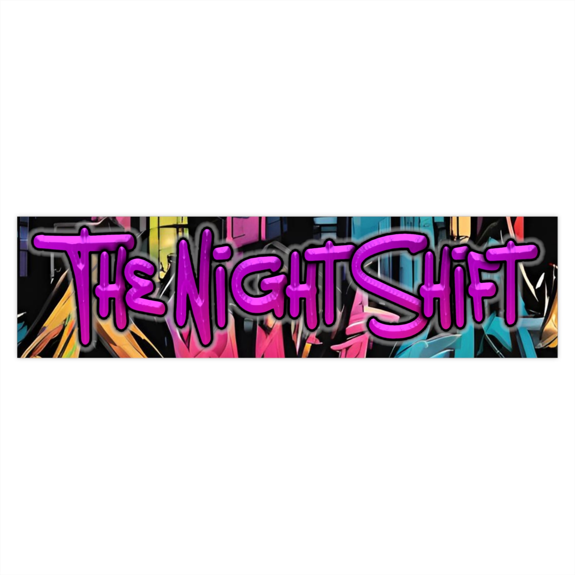 The Night Shift-Bumper Sticker Printify by The Night Shift Automotive Apparel