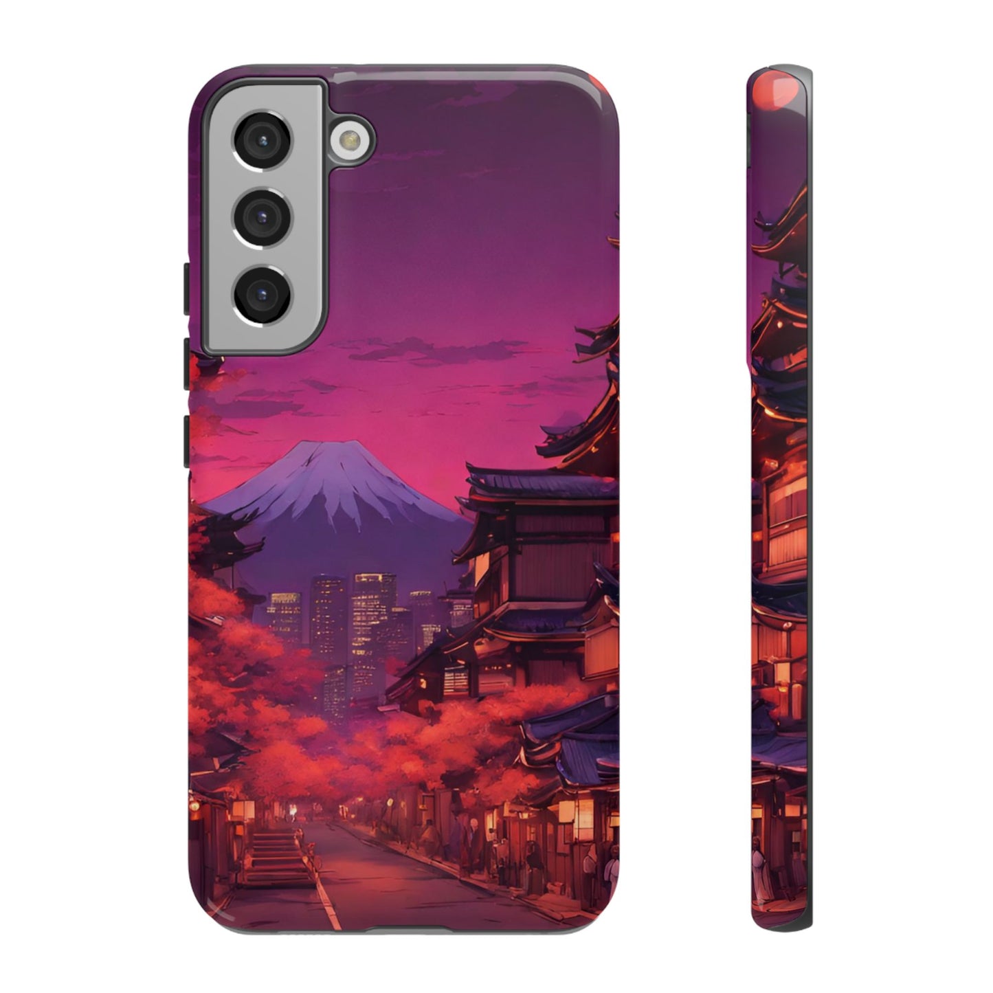 Traditional Japanese Village Countryside-Dual Layer Ultra Tough Phone Case Printify by The Night Shift Automotive Apparel
