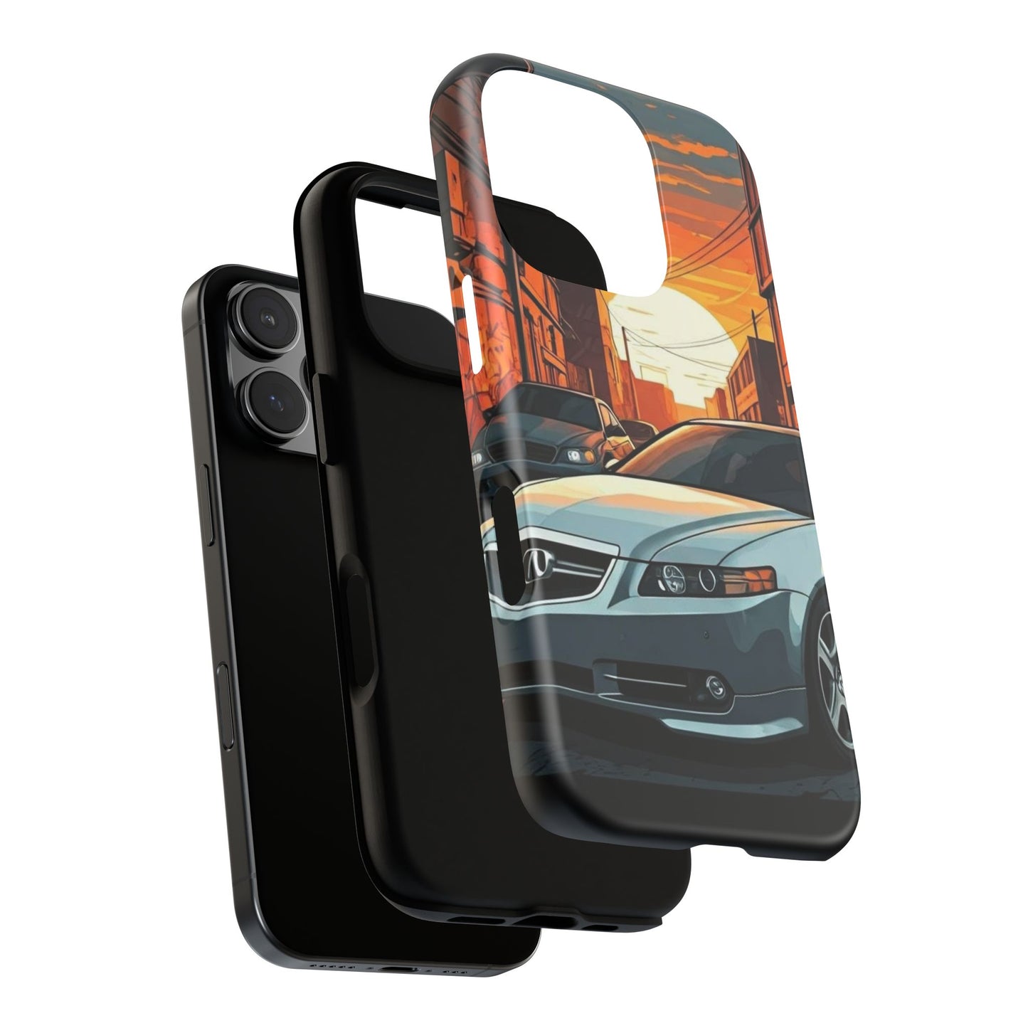 Acura TL Street Life-Dual Layer Ultra Tough Phone Case Printify by The Night Shift Automotive Apparel