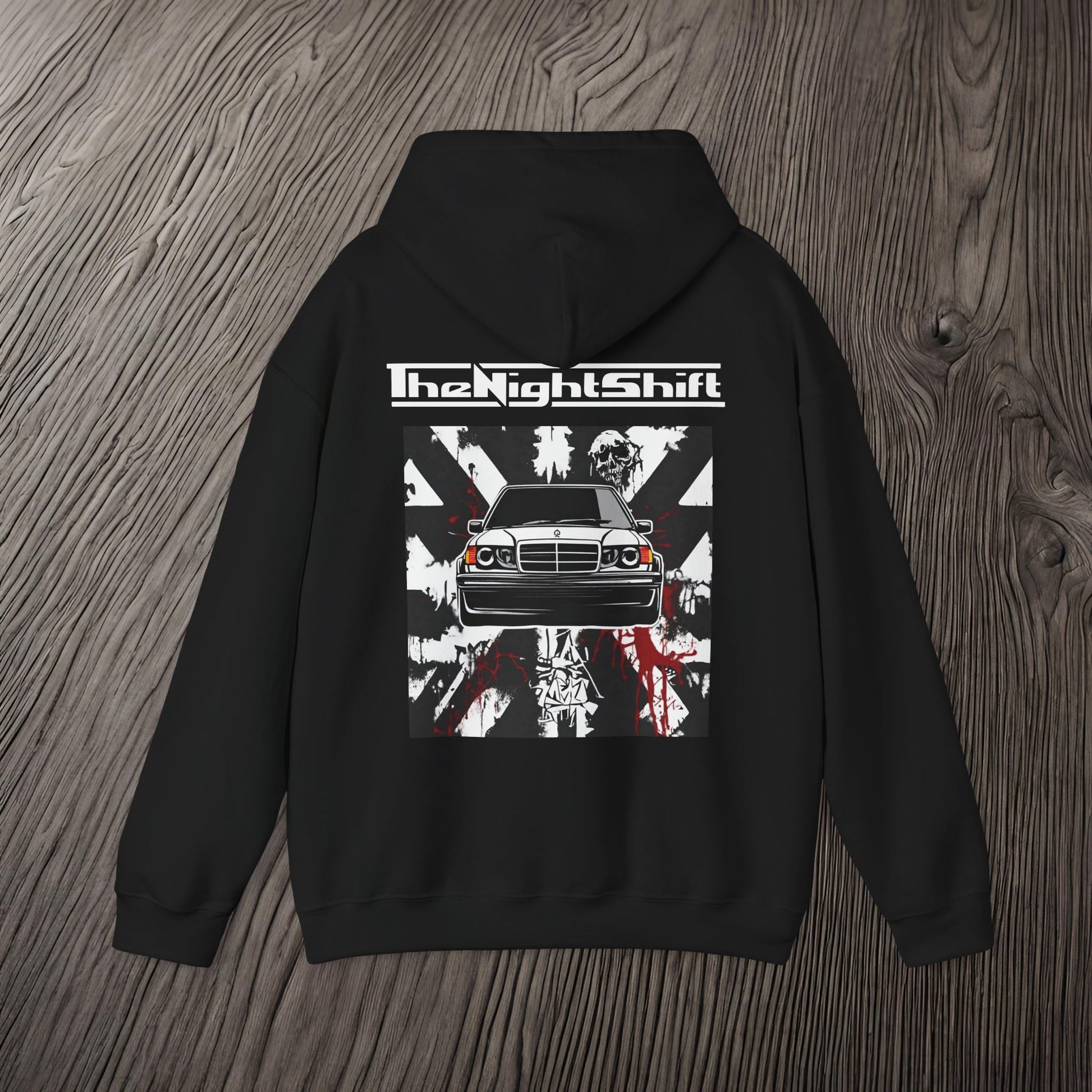 Mercedes Benz 190e Evo 2 AMG-Ultra Soft, Premium Hoodie Printify by The Night Shift Automotive Apparel