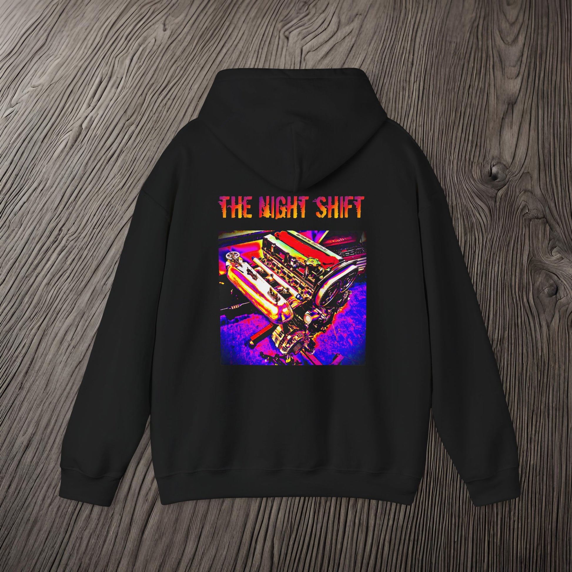 4G63 Synthwave-Premium, Ultra Soft Unisex Hoodie Printify by The Night Shift Automotive Apparel