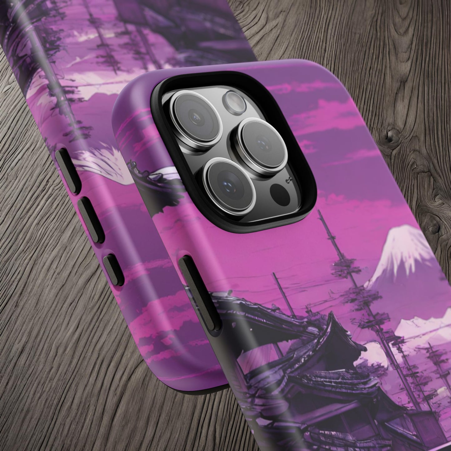 Nissan Skyline R34 Mt Fuji-Dual Layer Ultra Tough Phone Case Printify by The Night Shift Automotive Apparel