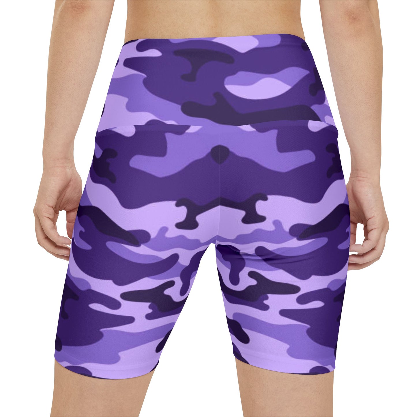 Women's Gym & Fitness Biker Shorts Printify by The Night Shift Automotive Apparel