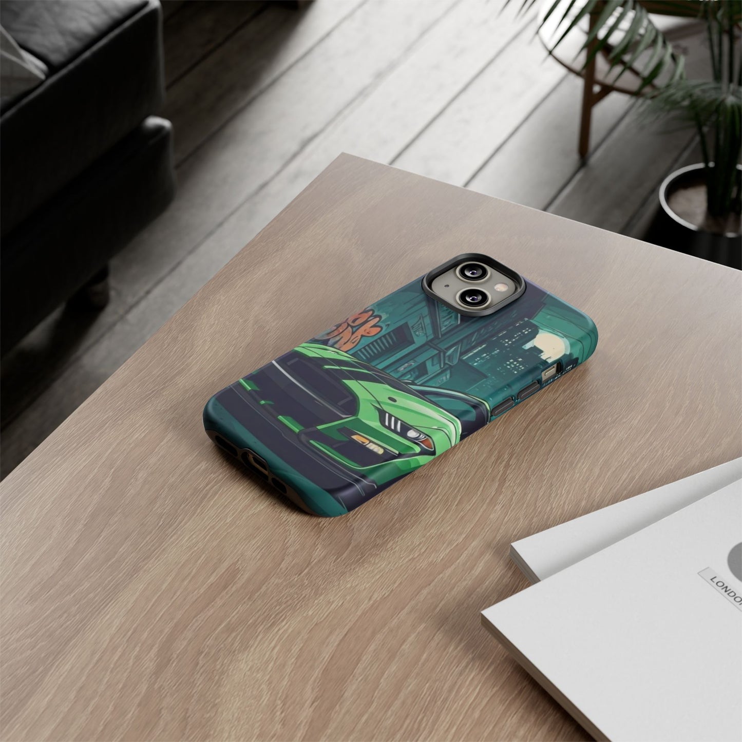 Ford Mustang Shelby GT500 Street Life-Dual Layer Ultra Tough Phone Case iPhone 14 Matte Printify by The Night Shift Automotive Apparel