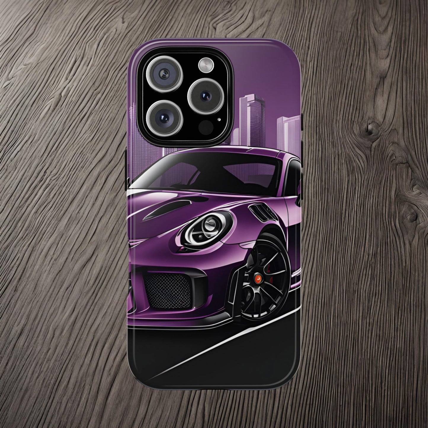 Porsche 911 GT3 RS-Dual Layer Ultra Tough Phone Case Printify by The Night Shift Automotive Apparel