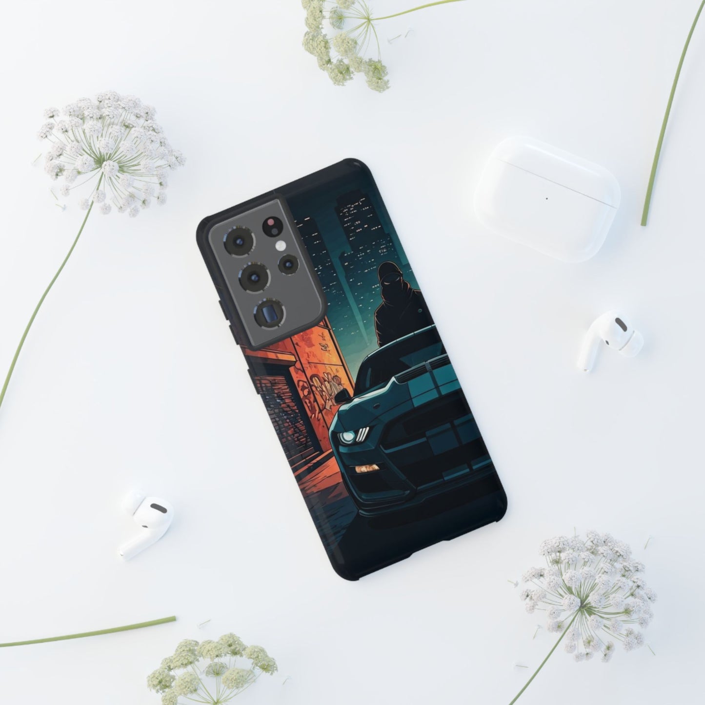 Ford Mustang Shelby GT350 Street Life-Dual Layer Ultra Tough Phone Case Printify by The Night Shift Automotive Apparel