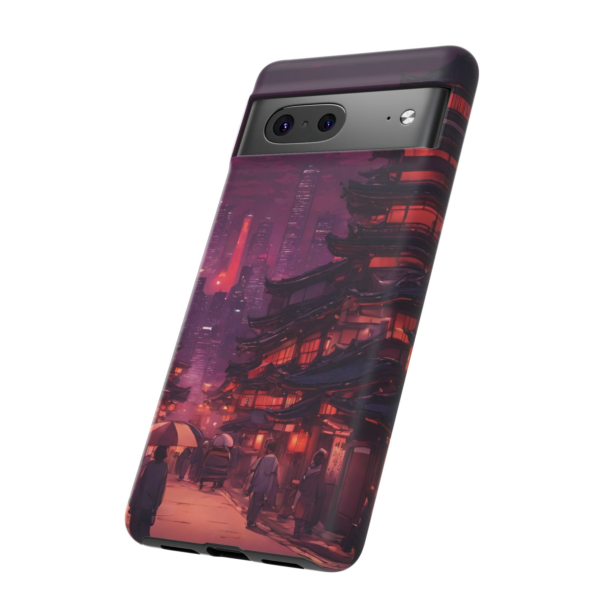 Traditional Japanese Village Countryside-Dual Layer Ultra Tough Phone Case Printify by The Night Shift Automotive Apparel