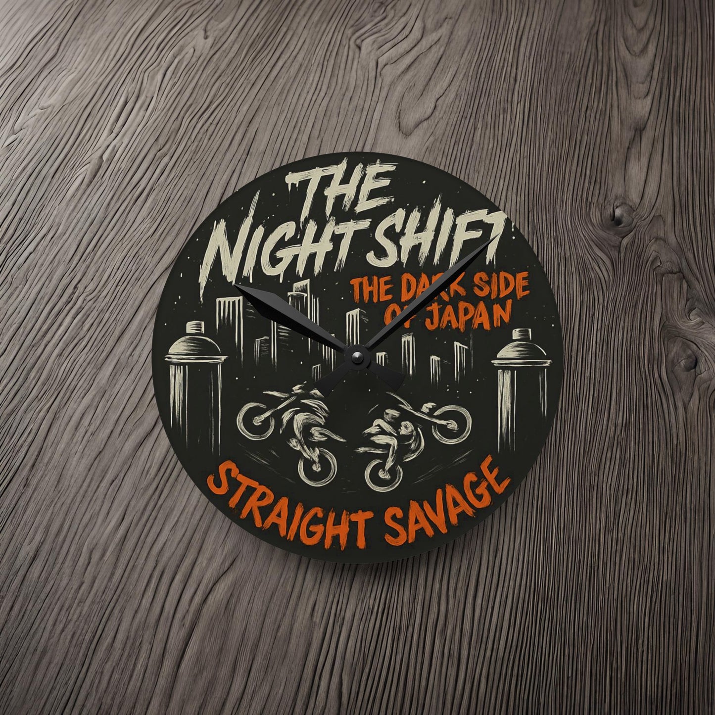 Straight Savage-Acrylic Wall Clock