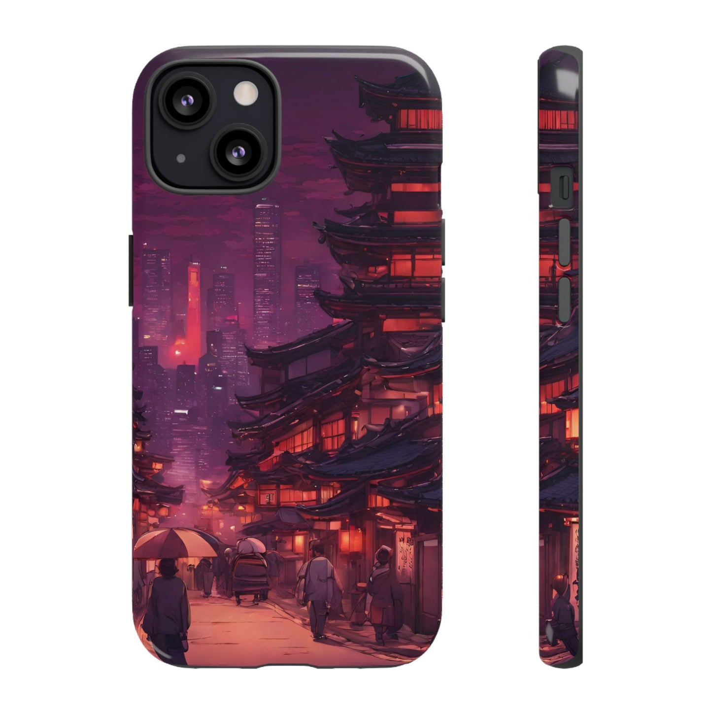 Traditional Japanese Village Countryside-Dual Layer Ultra Tough Phone Case Printify by The Night Shift Automotive Apparel