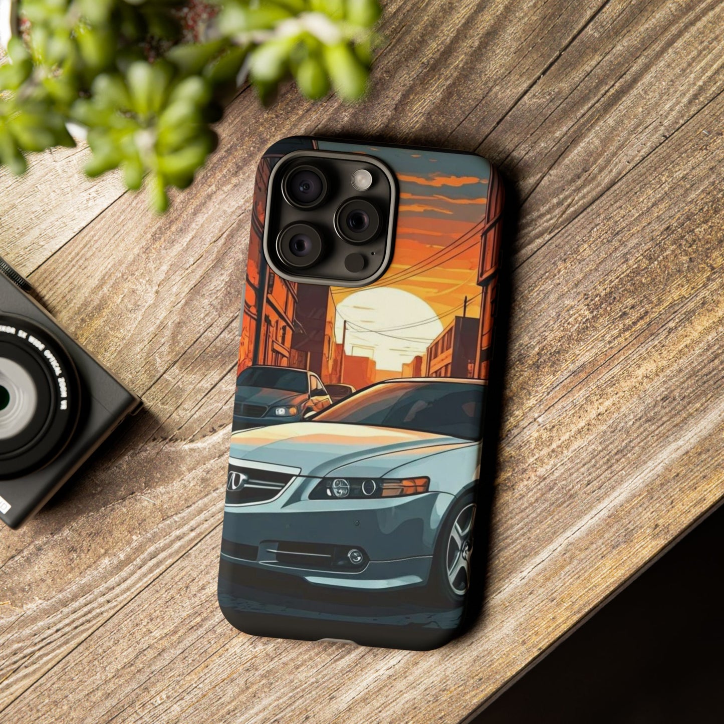 Acura TL Street Life-Dual Layer Ultra Tough Phone Case iPhone 15 Pro Max Matte Printify by The Night Shift Automotive Apparel