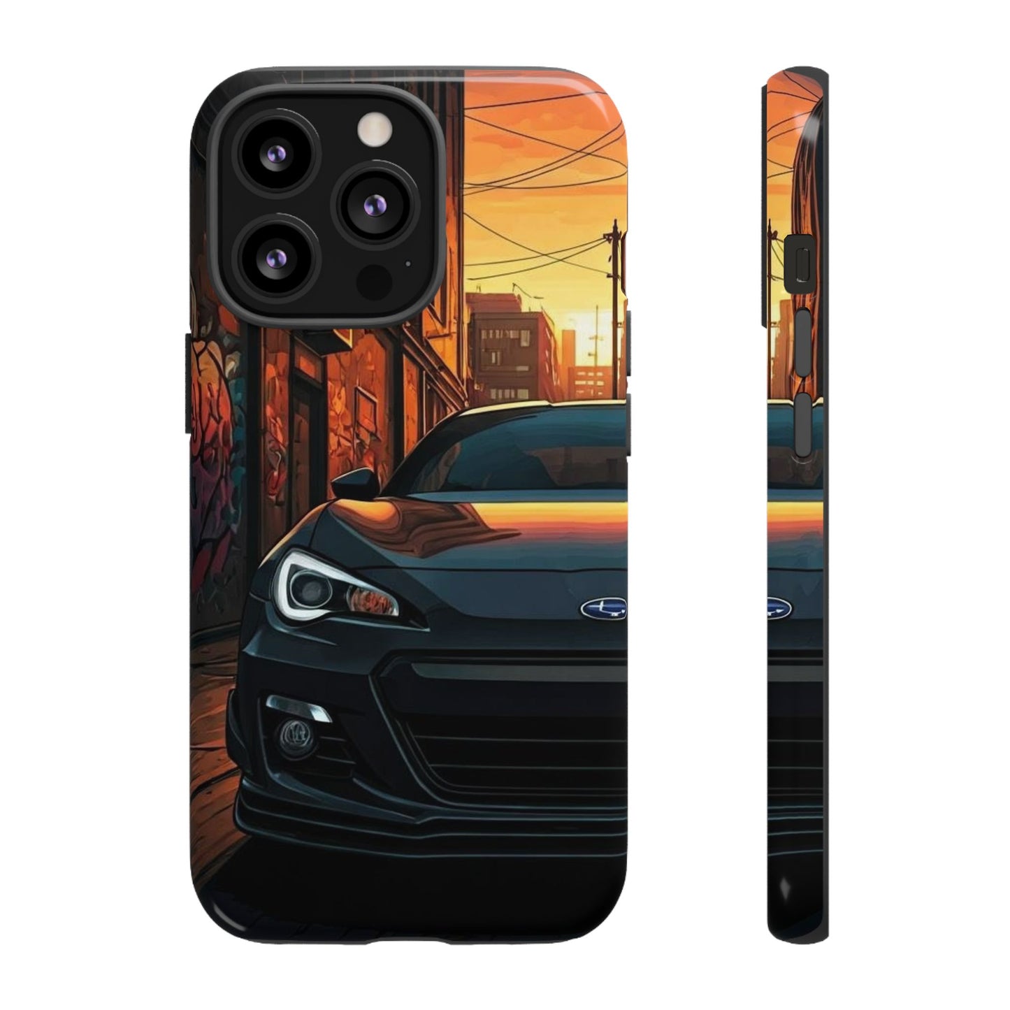 Subaru BRZ Street Life-Dual Layer Ultra Tough Phone Case Printify by The Night Shift Automotive Apparel