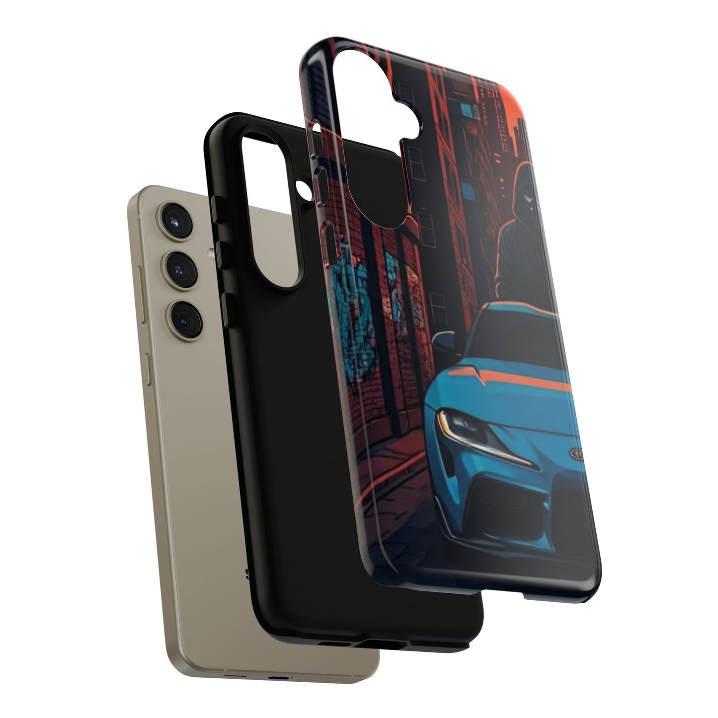 Toyota Supra MK-V Street Life-Dual Layer Ultra Tough Phone Case Printify by The Night Shift Automotive Apparel