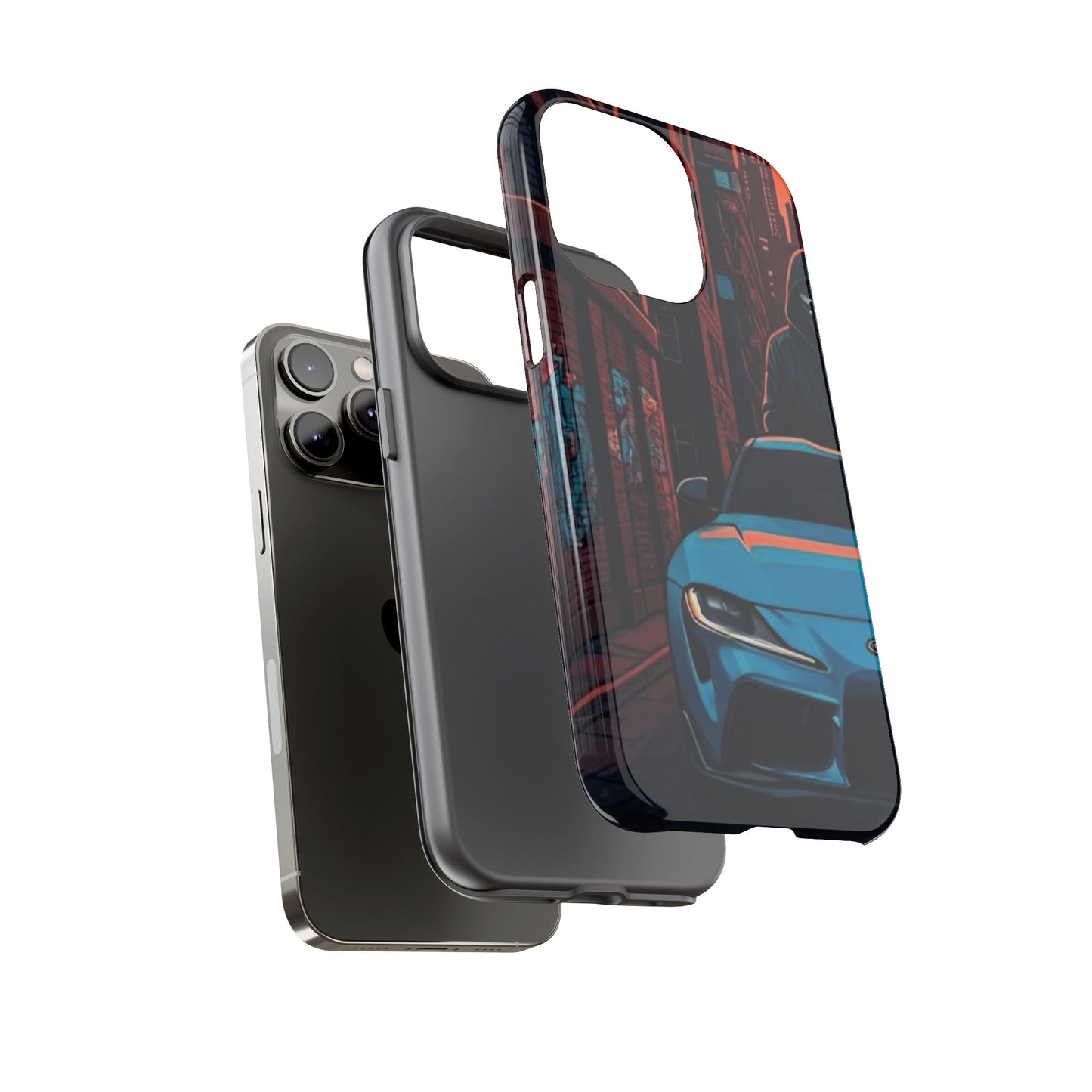 Toyota Supra MK-V Street Life-Dual Layer Ultra Tough Phone Case Printify by The Night Shift Automotive Apparel