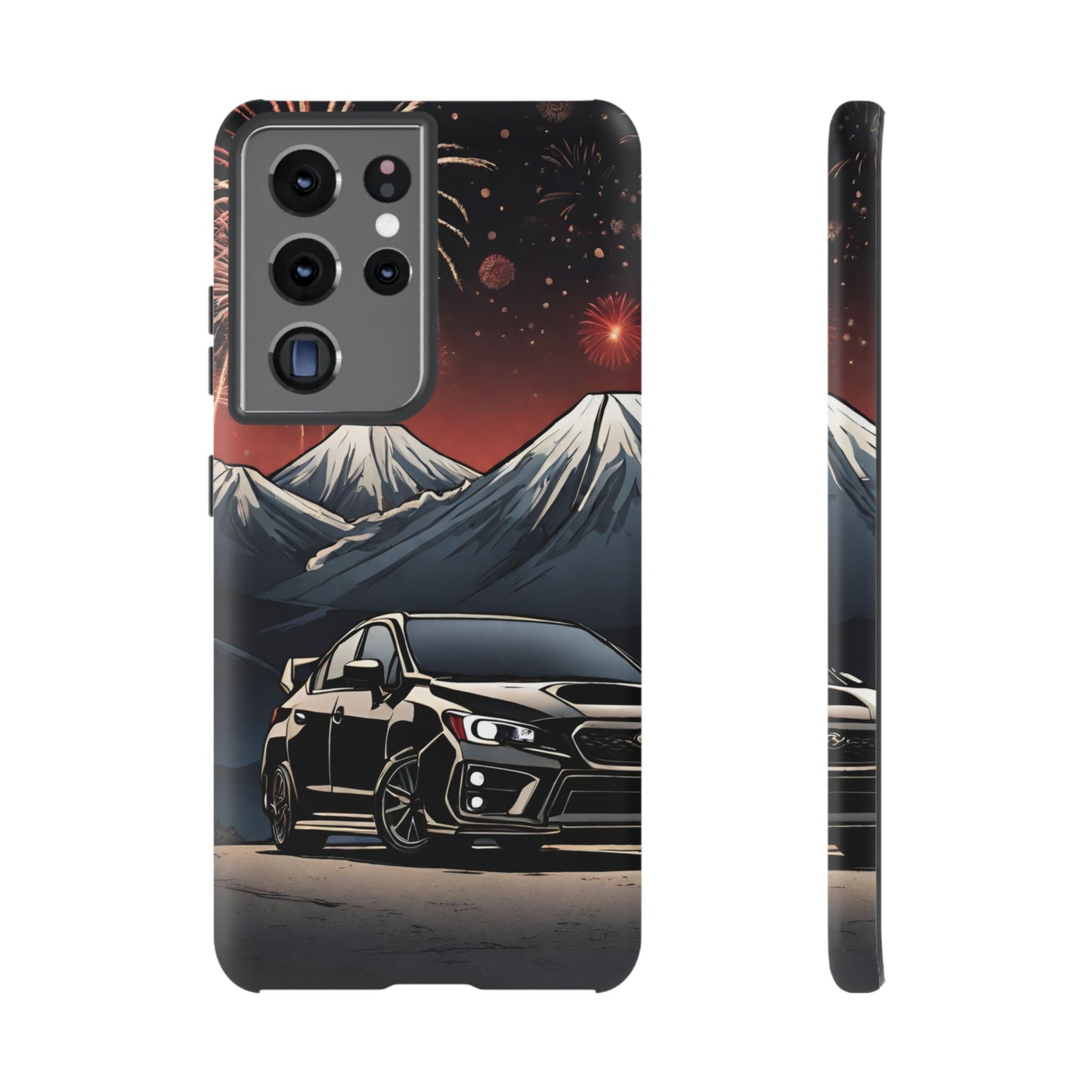 Subaru WRX/STI Fireworks-Dual Layer Ultra Tough Phone Case Samsung Galaxy S21 Ultra Matte Printify by The Night Shift Automotive Apparel