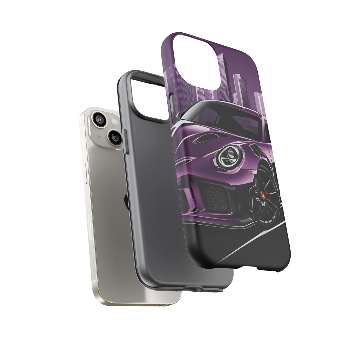 Porsche 911 GT3 RS-Dual Layer Ultra Tough Phone Case Printify by The Night Shift Automotive Apparel