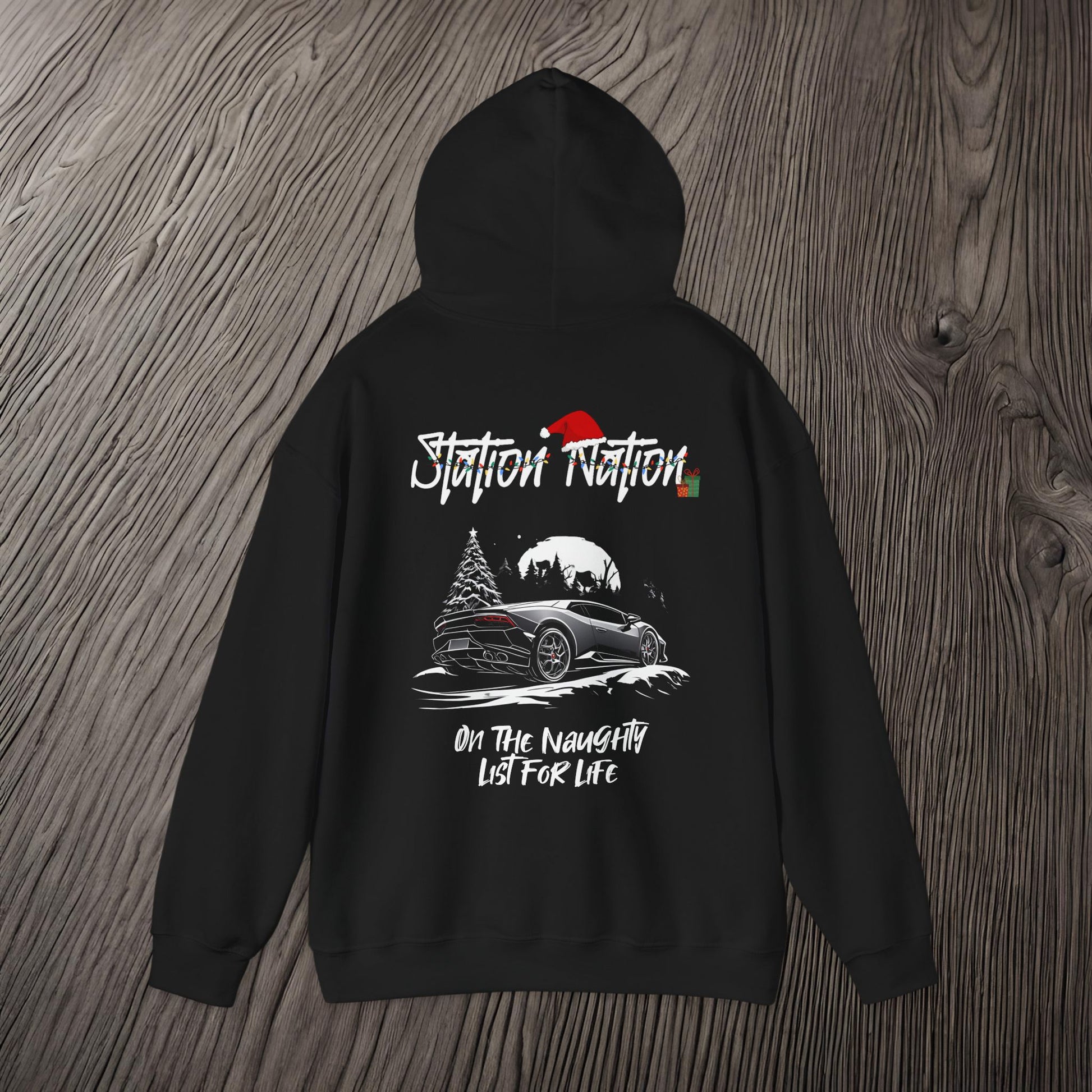 🎁 Christmas Limited Edition Station Nation-Ultra Soft, Premium Hoodie Printify by The Night Shift Automotive Apparel