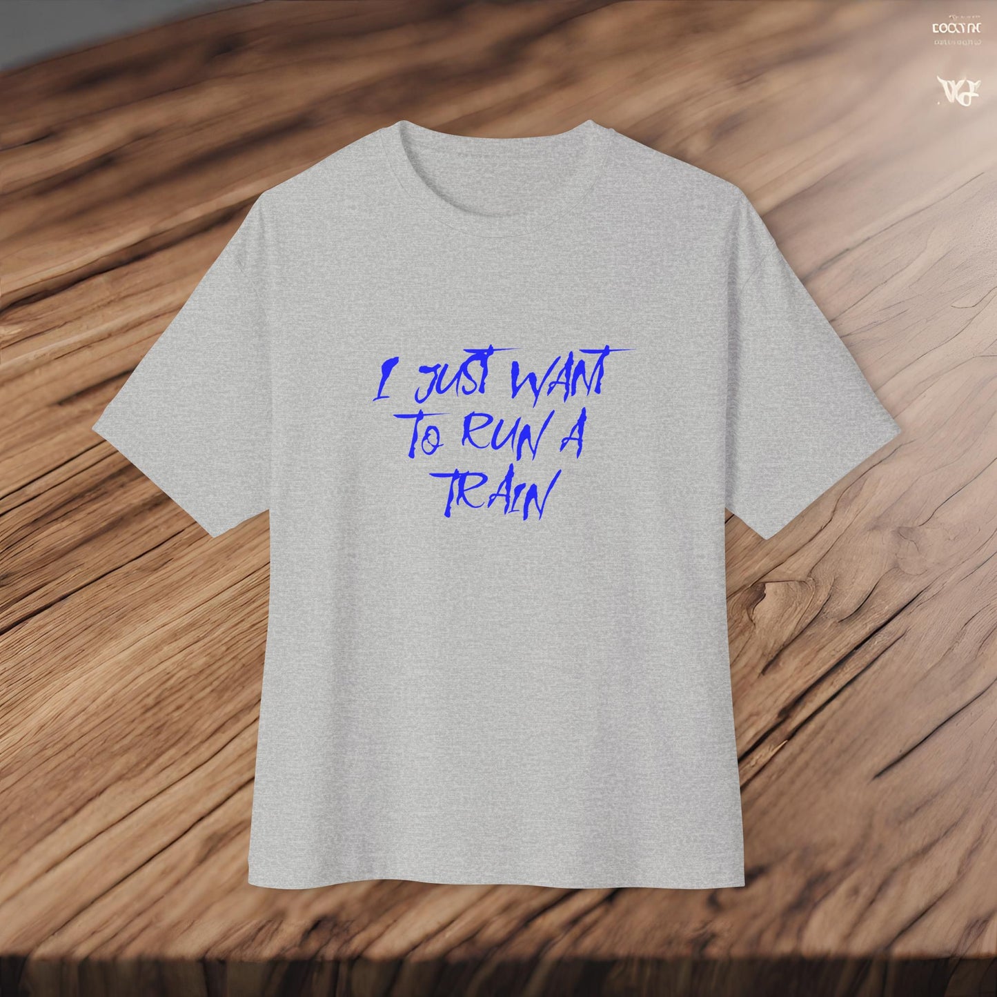I Just Want To Run A Train-Premium, Ultra Soft Unisex Oversized Boxy Tee Printify by The Night Shift Automotive Apparel