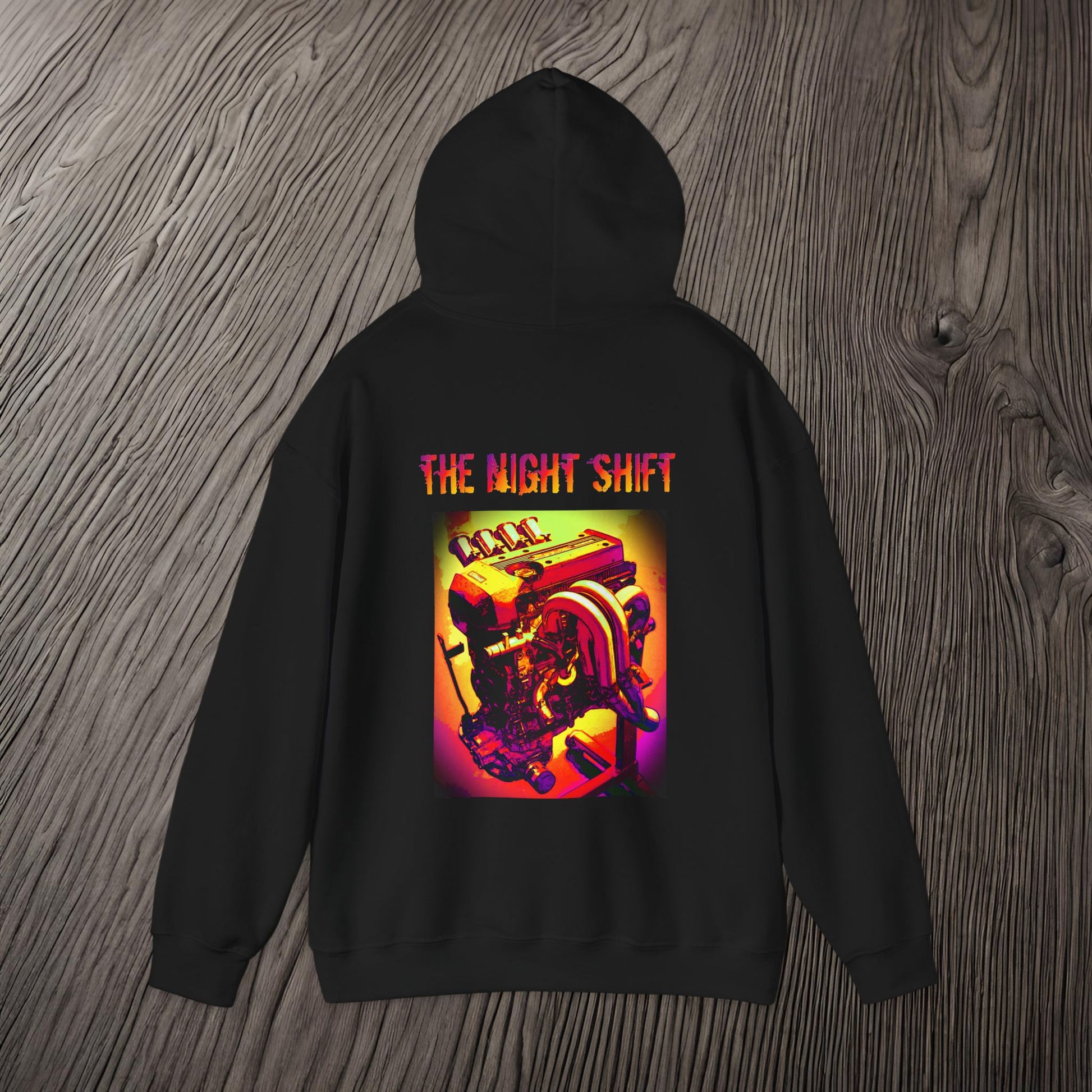 3S-GE ITB Synthwave-Premium, Ultra Soft Unisex Hoodie Printify by The Night Shift Automotive Apparel