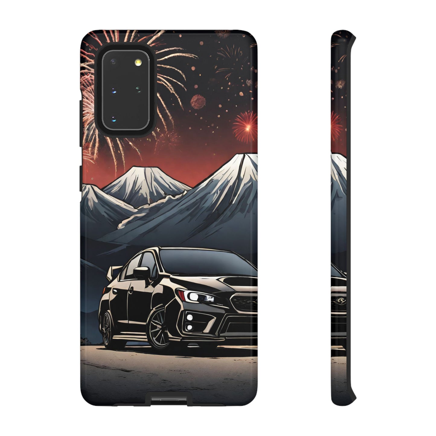 Subaru WRX/STI Fireworks-Dual Layer Ultra Tough Phone Case Samsung Galaxy S20+ Glossy Printify by The Night Shift Automotive Apparel