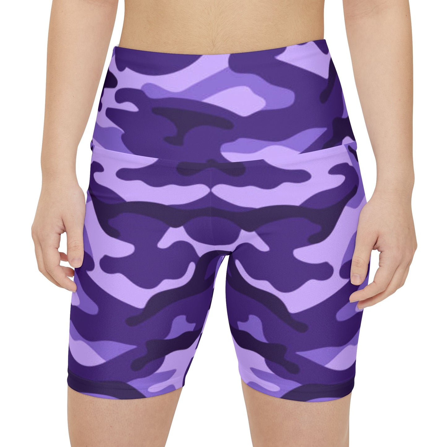 Women's Gym & Fitness Biker Shorts Printify by The Night Shift Automotive Apparel