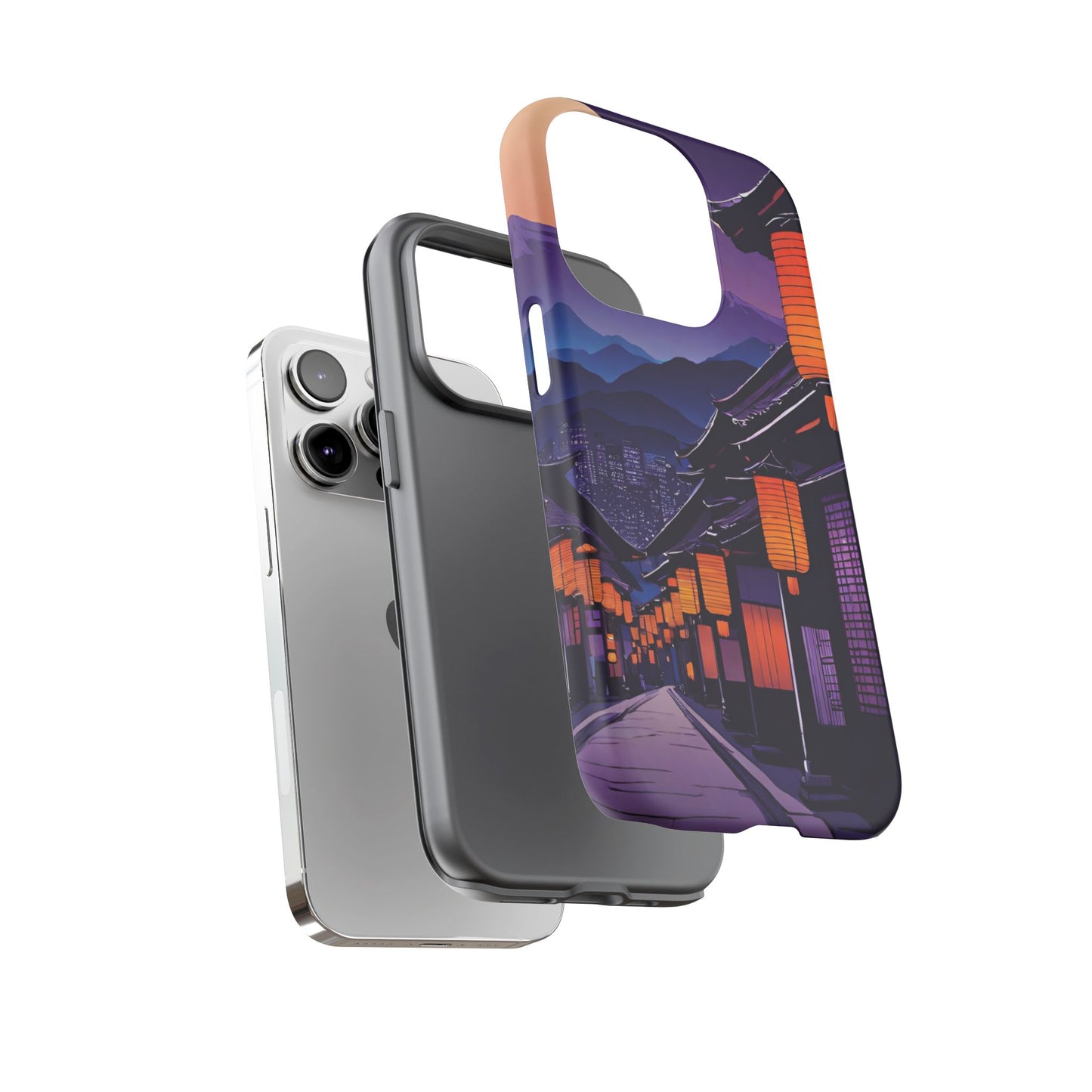 Traditional Japanese Village Countryside-Dual Layer Ultra Tough Phone Case Printify by The Night Shift Automotive Apparel
