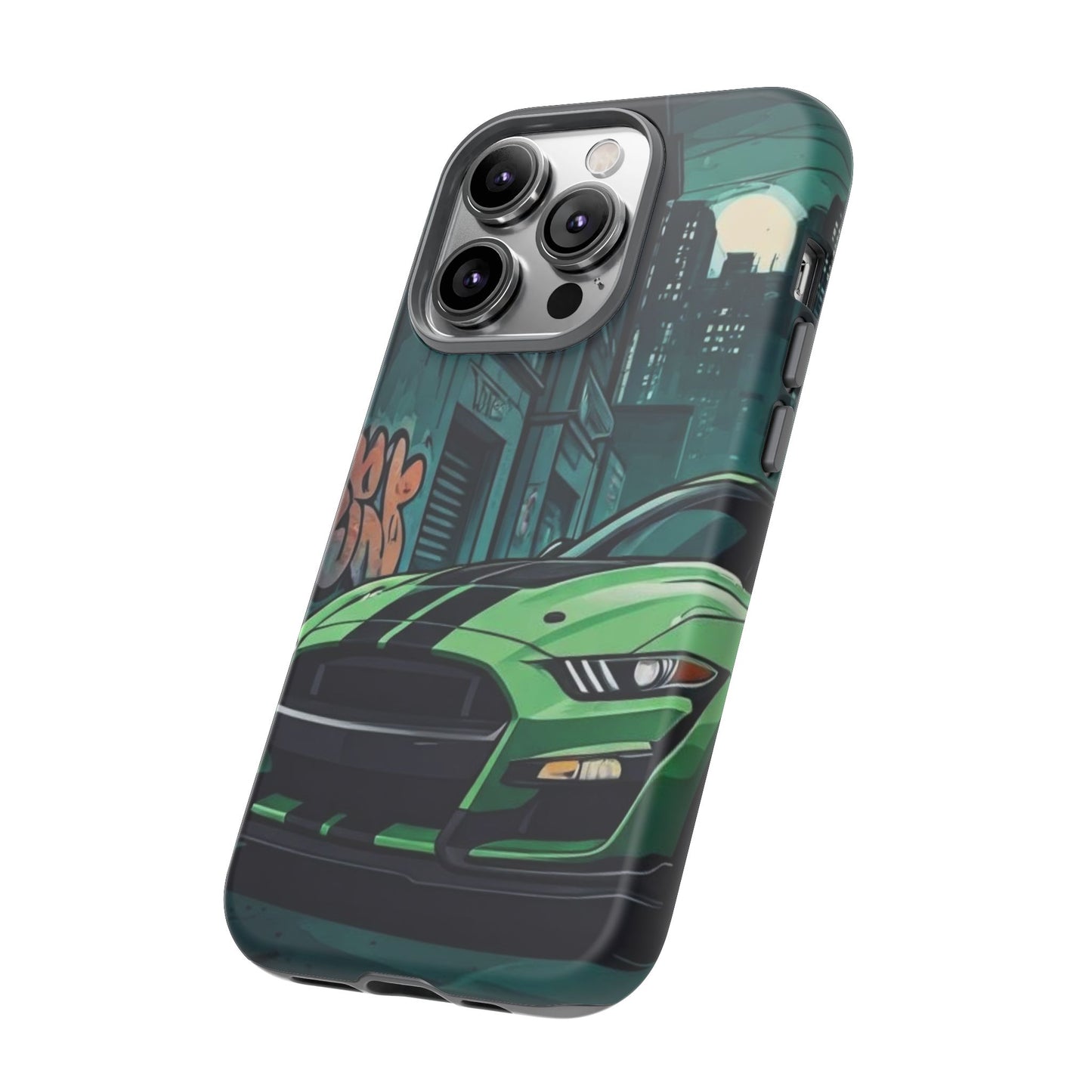 Ford Mustang Shelby GT500 Street Life-Dual Layer Ultra Tough Phone Case Printify by The Night Shift Automotive Apparel
