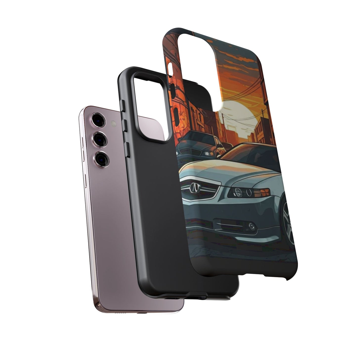 Acura TL Street Life-Dual Layer Ultra Tough Phone Case Printify by The Night Shift Automotive Apparel