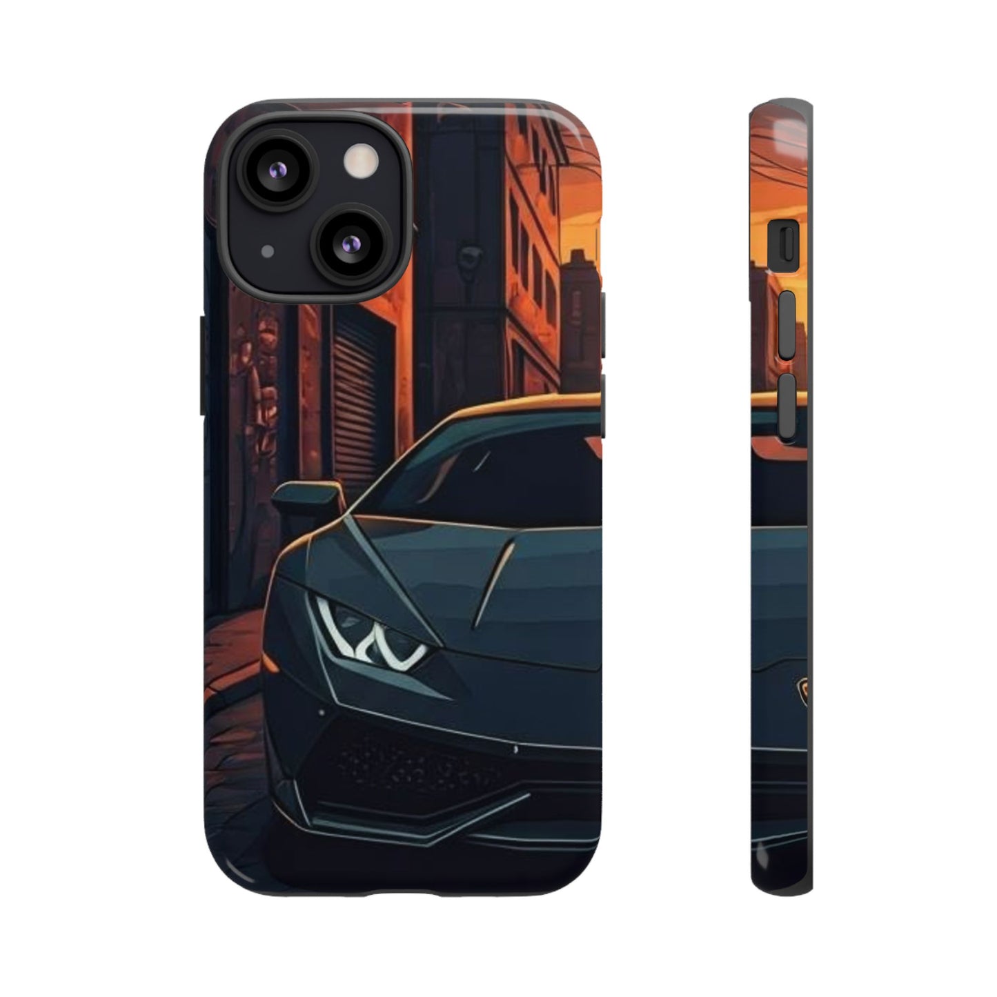Lamborghini Huracan Street Life-Dual Layer Ultra Tough Phone Case Printify by The Night Shift Automotive Apparel