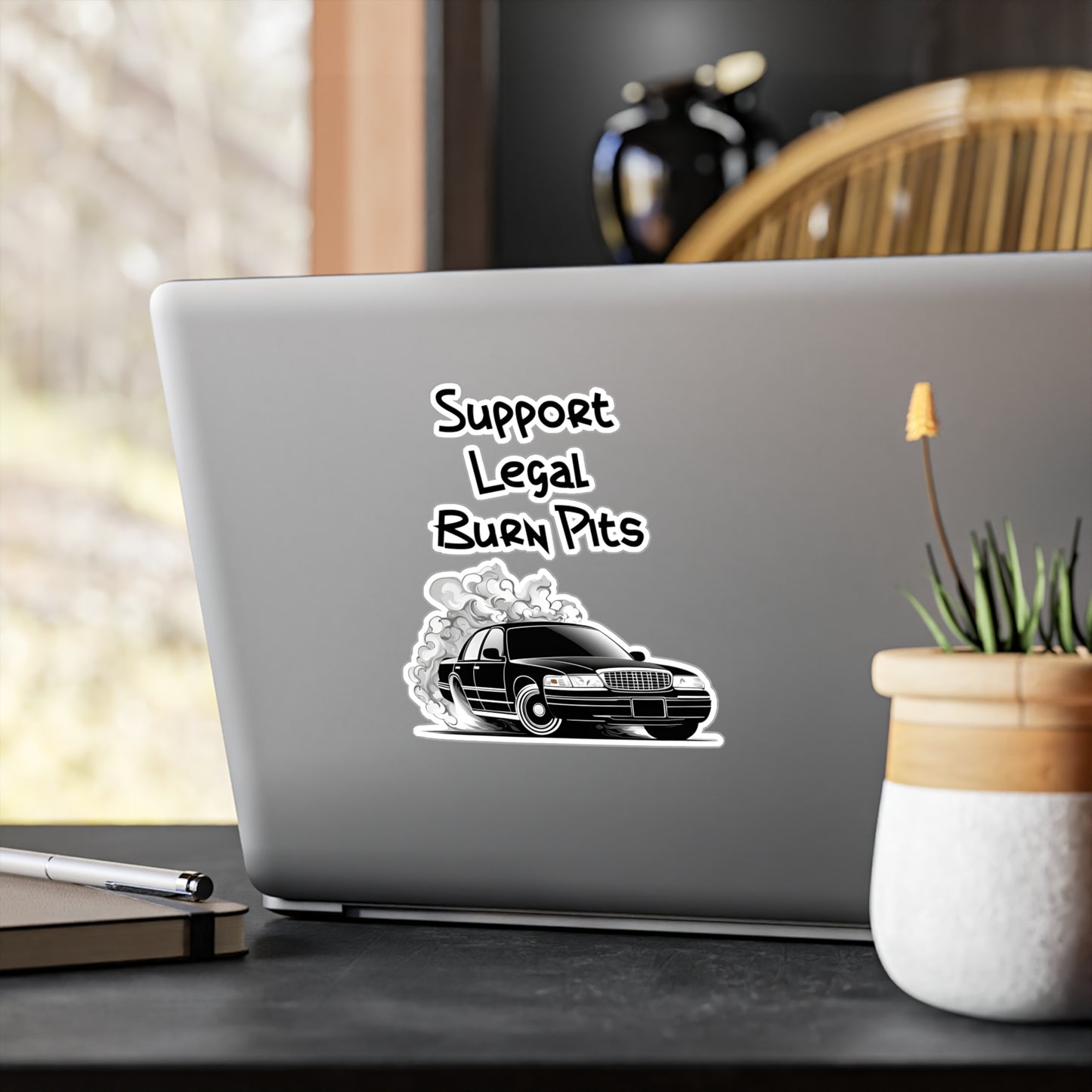 Kiss-Cut Vinyl Decals Printify by The Night Shift Automotive Apparel