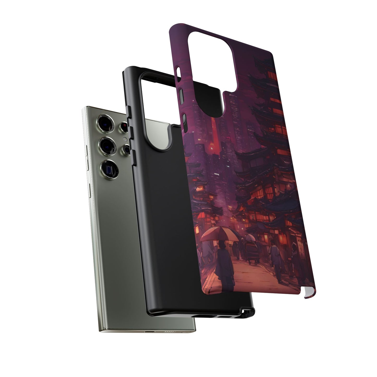 Traditional Japanese Village Countryside-Dual Layer Ultra Tough Phone Case Printify by The Night Shift Automotive Apparel