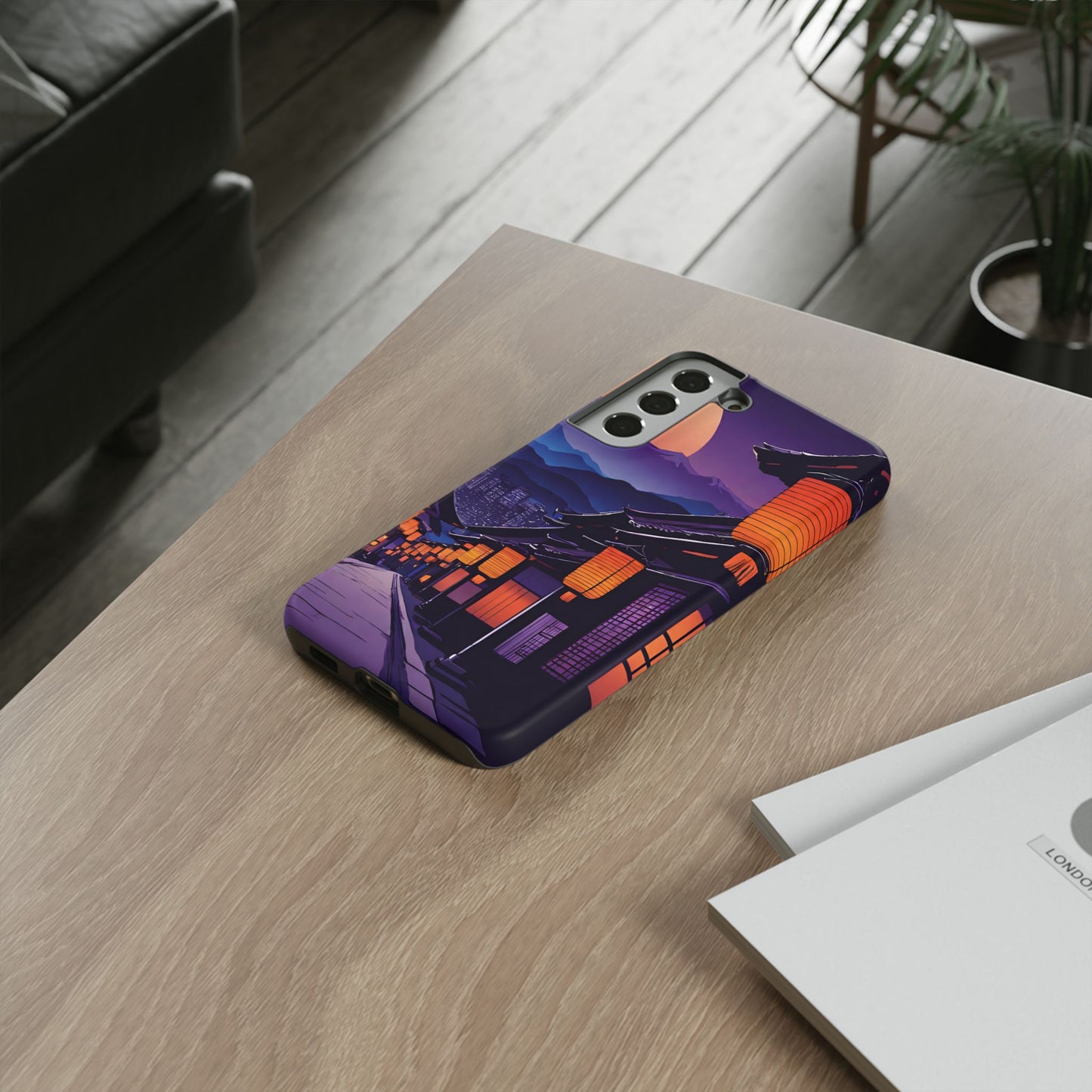 Traditional Japanese Village Countryside-Dual Layer Ultra Tough Phone Case Samsung Galaxy S22 Plus Matte Printify by The Night Shift Automotive Apparel