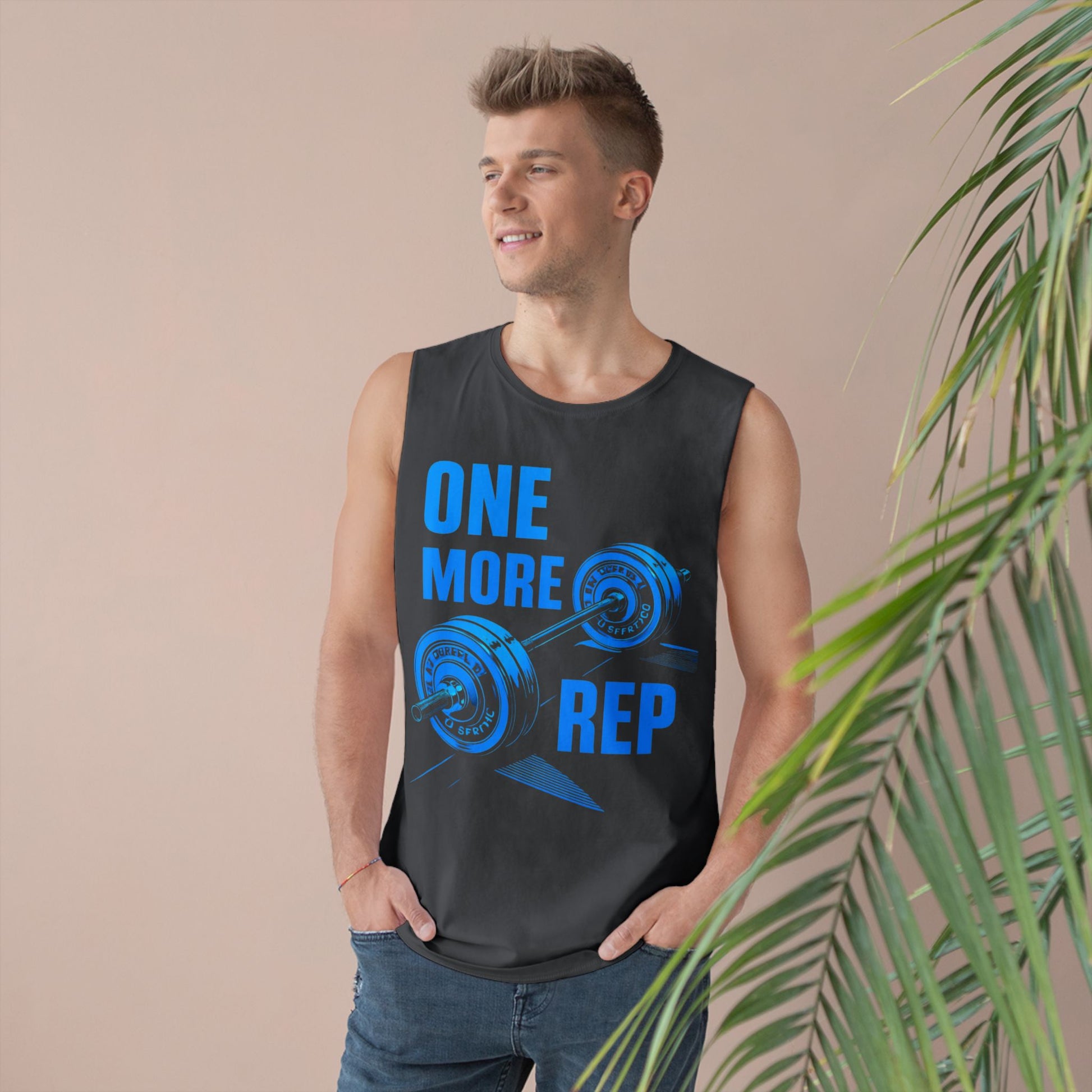 One More Rep - Premium Unisex Barnard Tank Top Printify by The Night Shift Automotive Apparel